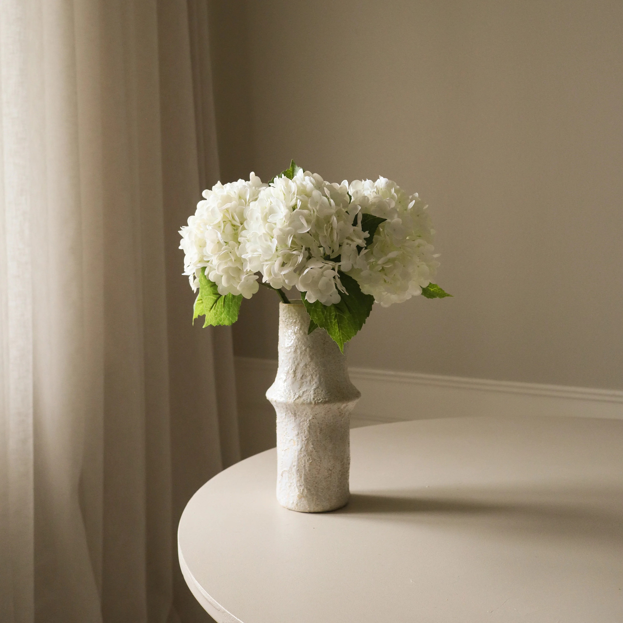Botane-White-Hydrangea-Flower-Kunstblumenstiel