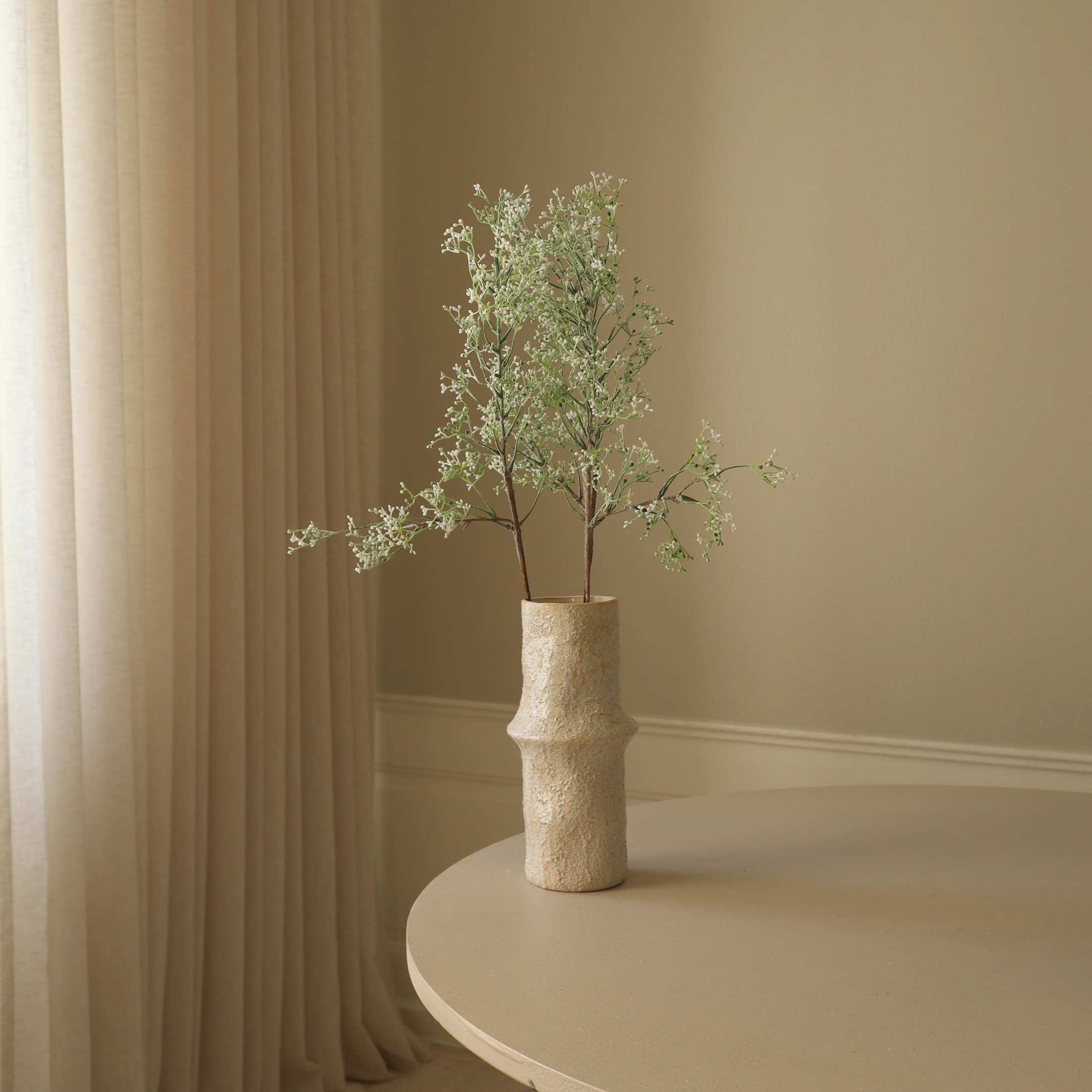 Botane-White-Rosehip-Corallo-Kunstblumenzweig