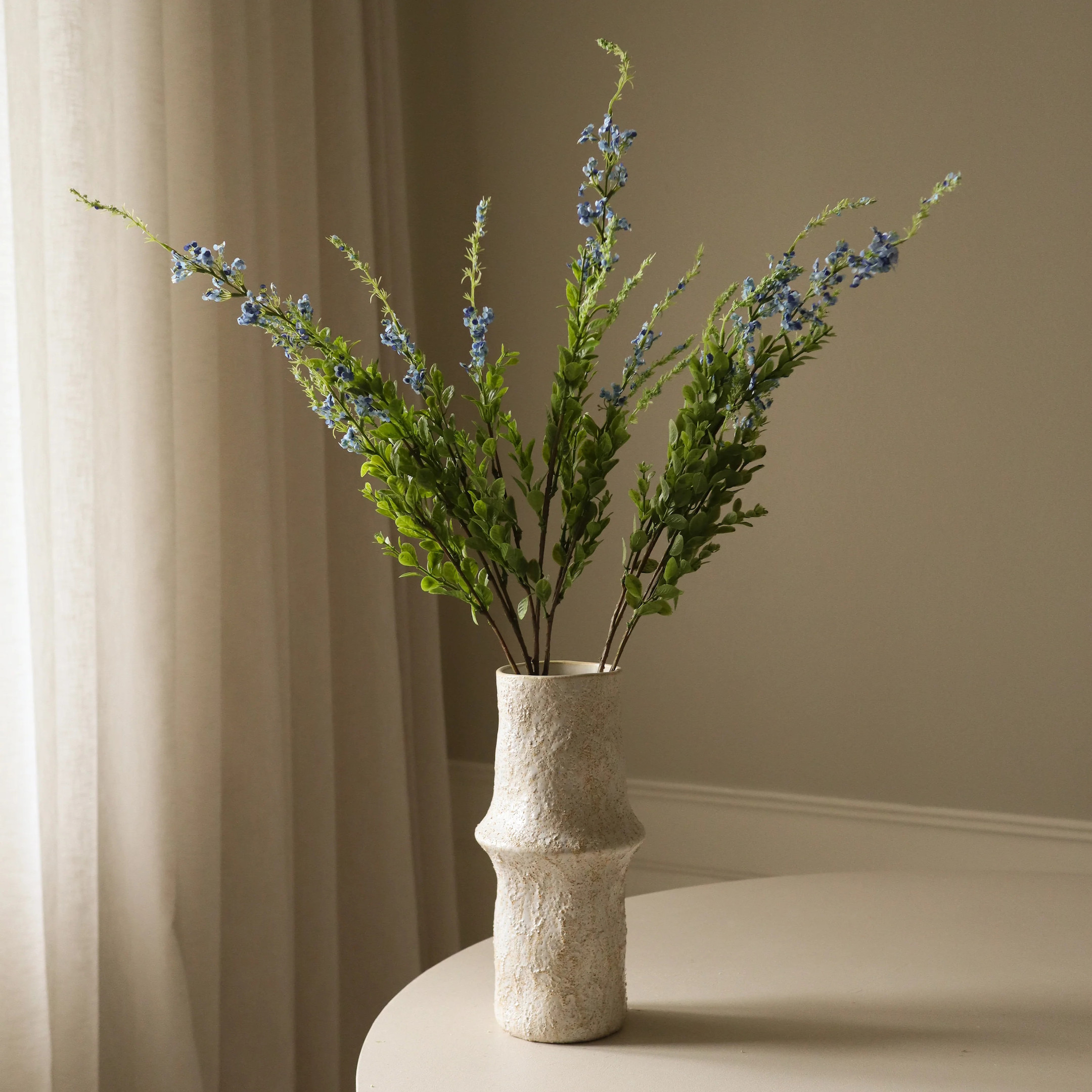 Botane-Blue-Wild-Flower-Kunstblumenstiel