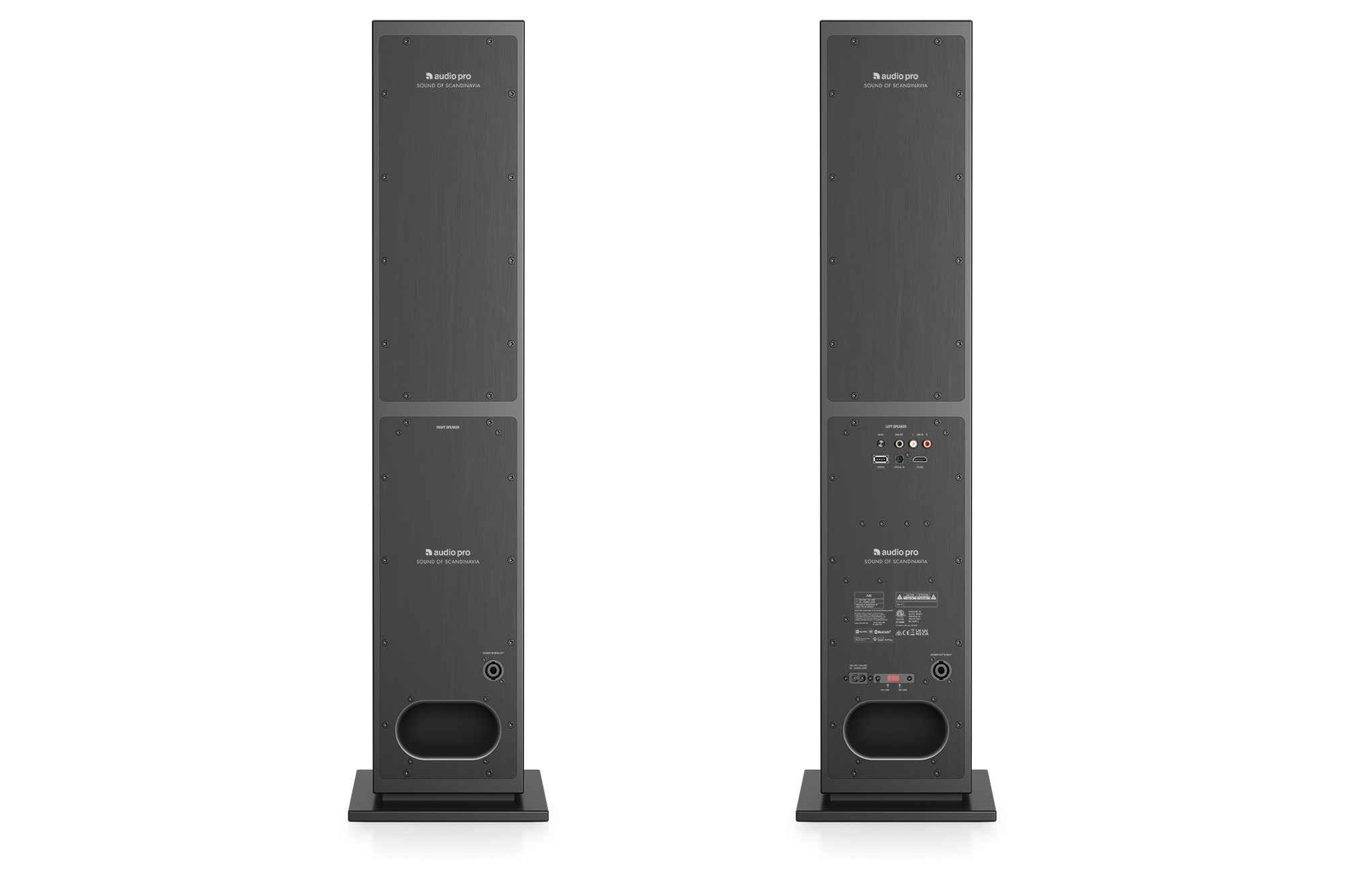 Audio-Pro-A48-W-Wireless-Multiroom-Standlautsprecher-in-Schwarz