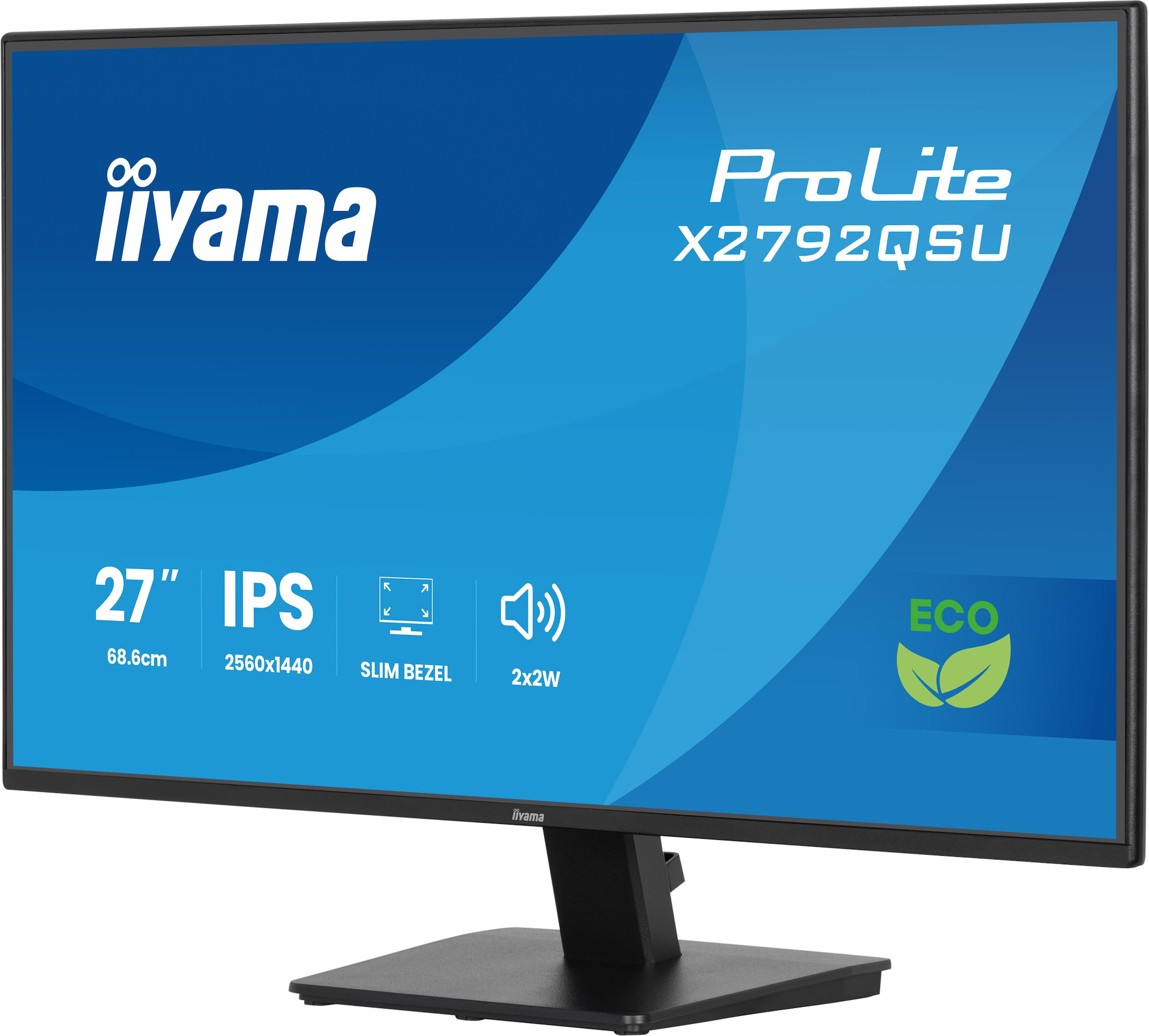 iiyama-ProLite-X2792QSU-B1-27-Monitor-mit-IPS-Panel-Technologie-QHD-Auflosung-einem-4-seitigen-schmalen-Rahmen-und-Energieeffizienzklasse-B