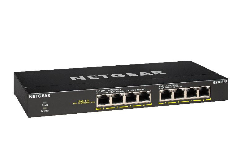 Netgear-GS308PP-Onbeheerde-PoE-Essentials-switch-met-8-poorten-en-PoE-met-8-poorten-83-W
