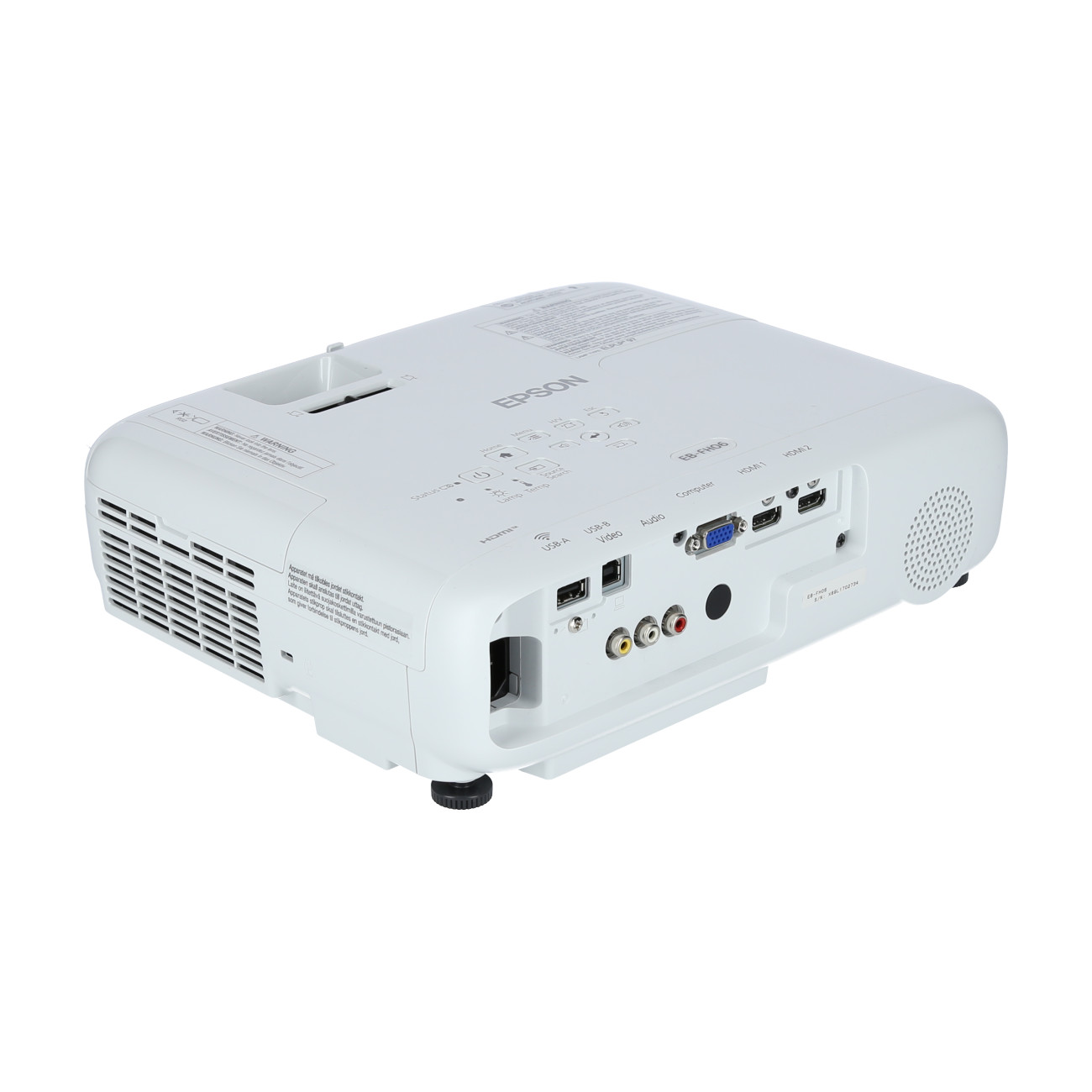 Epson-EB-FH06-Full-HD-Beamer-mit-3500-Lumen-brillanter-Helligkeit-und-einfacher-Einrichtung-fur-Entertainment-und-Prasentationen-Demoware-Platin