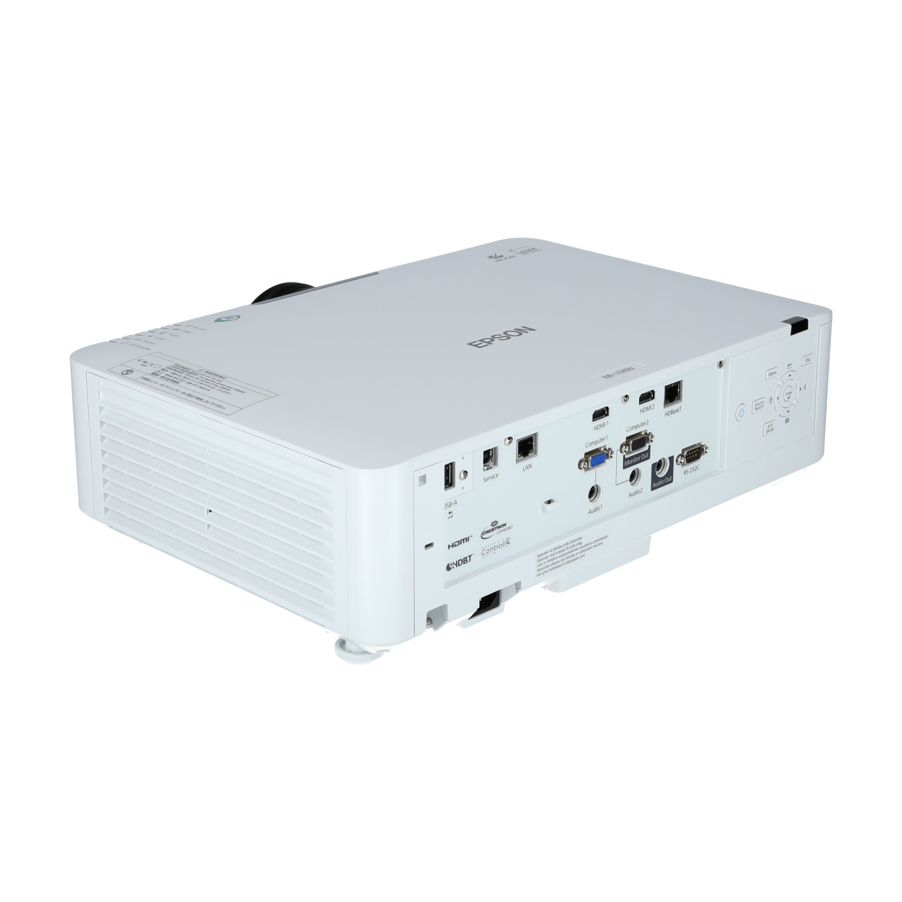 Epson-EB-L520U-Beamer-mit-5200-Lumen-Geometriekorrektur-und-Miracast-Streaming-fur-Prasentationen-und-Konferenzen-Demoware-Gold
