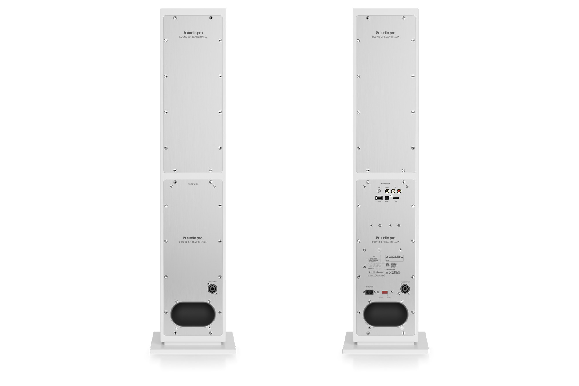 Audio-Pro-A48-W-Wireless-Multiroom-Standlautsprecher-in-Weiss-Demoware