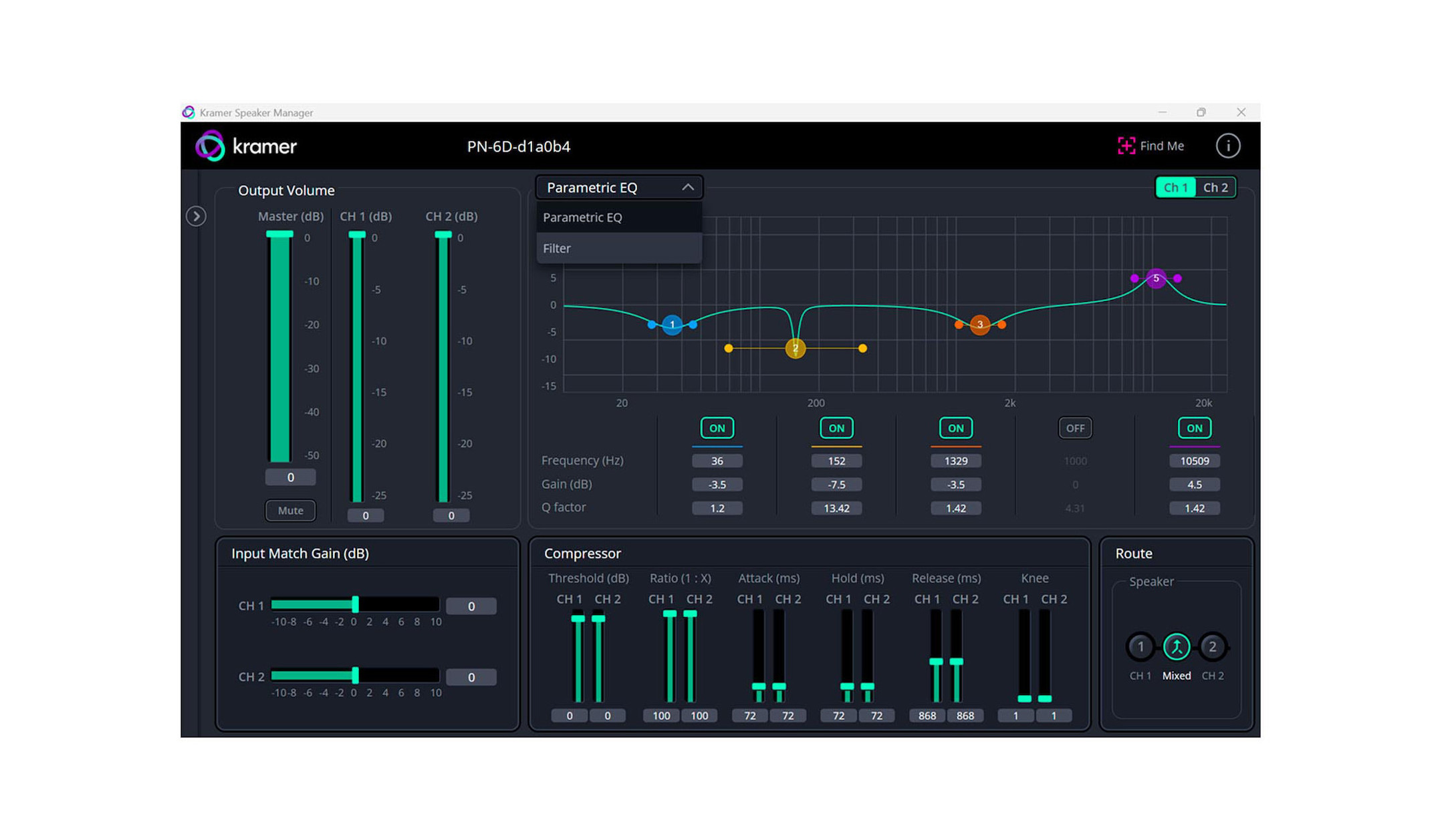 Kramer-WM-6D-6-5-2-Wege-PoE-Dante-Lautsprecher-in-Weiss