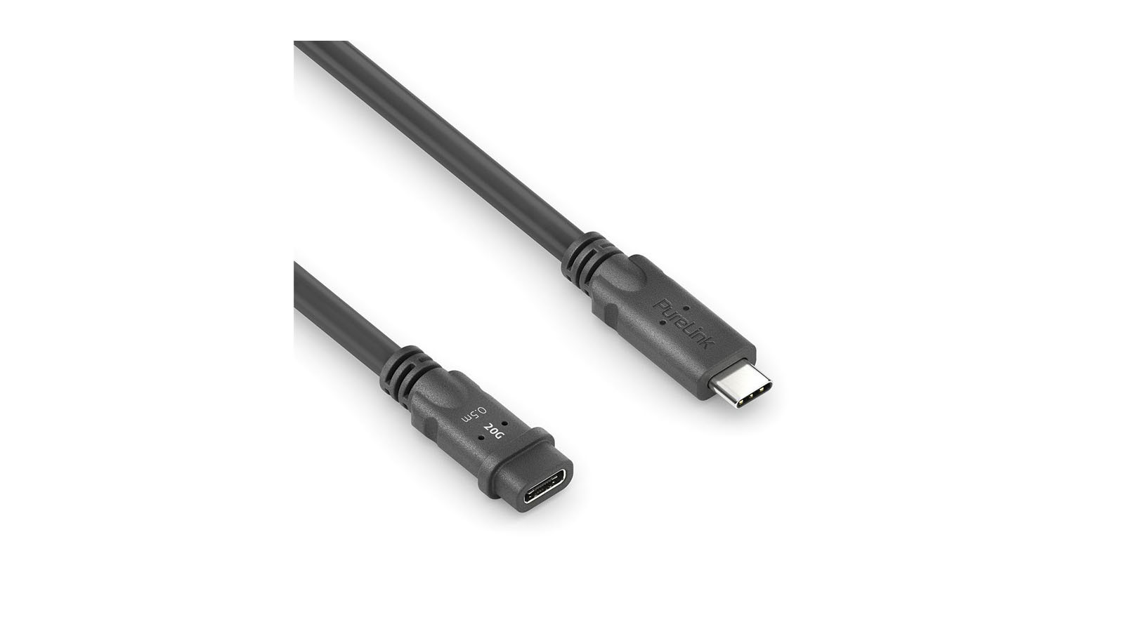 PureLink-PI6630-020-Premium-USB4-Gen2-Micro-Coax-USB-C-Stecker-Buchse-Verlangerungskabel-2m