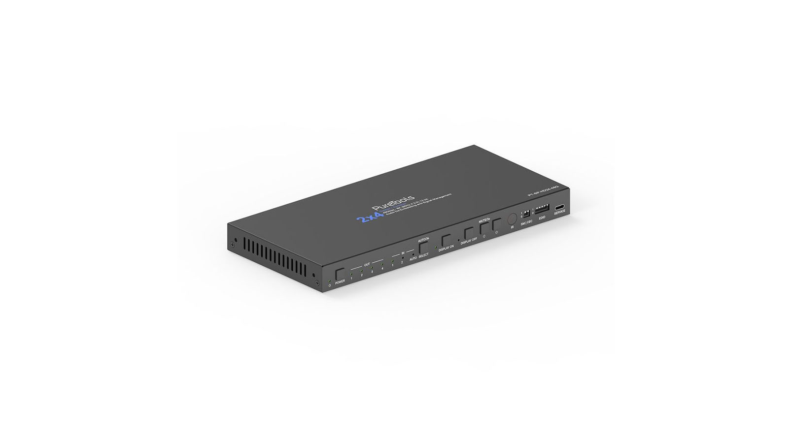 PureLink-PT-SP-HD24-48G-2x4-HDMI-2-1-Splitter-48Gbps-mit-Scaler-und-Audio-De-Embedding