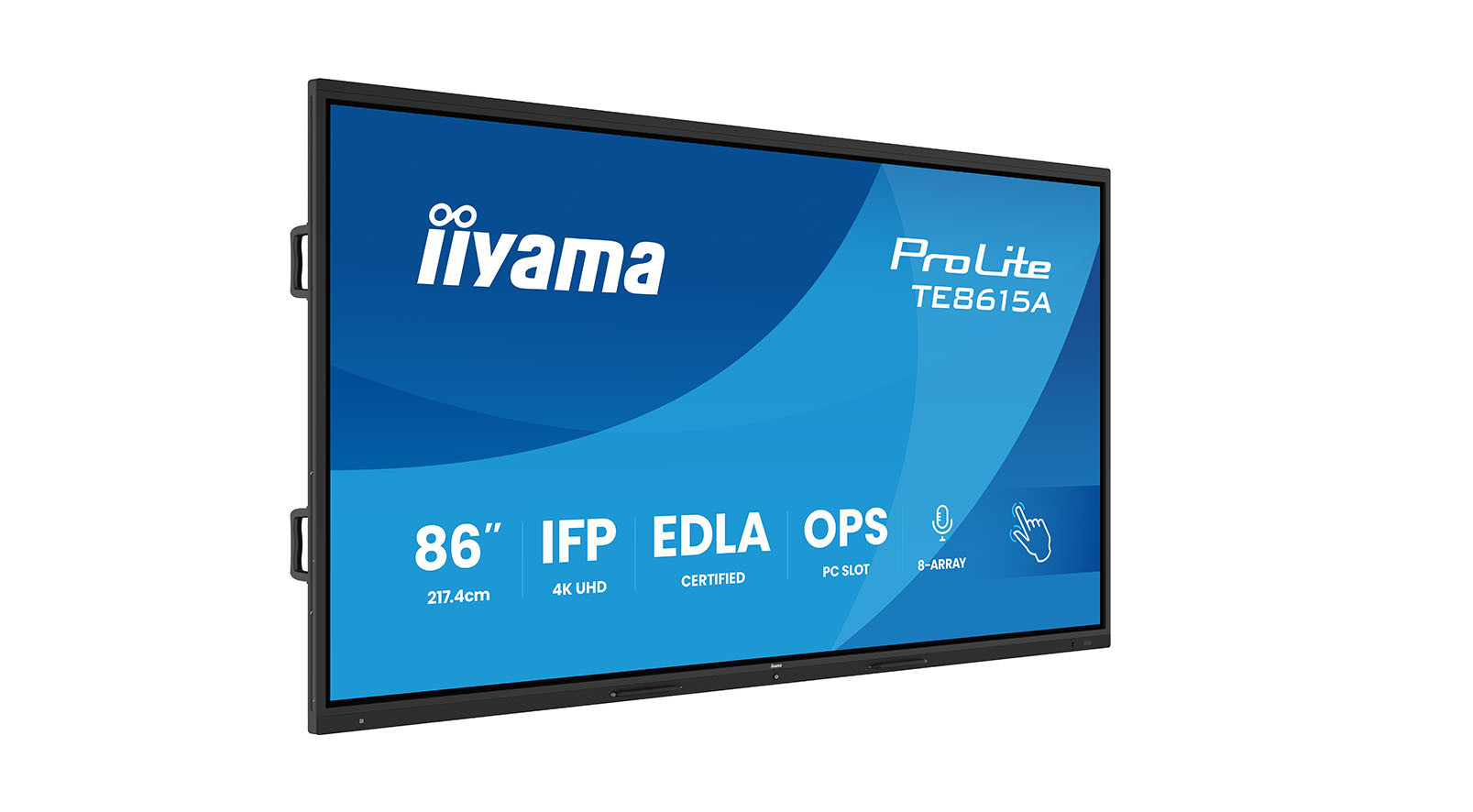 iiyama-TE8615A-B2AG-ProLite-85-6-inch-4K-UHD-interactief-scherm-met-Google-EDLA-certificering