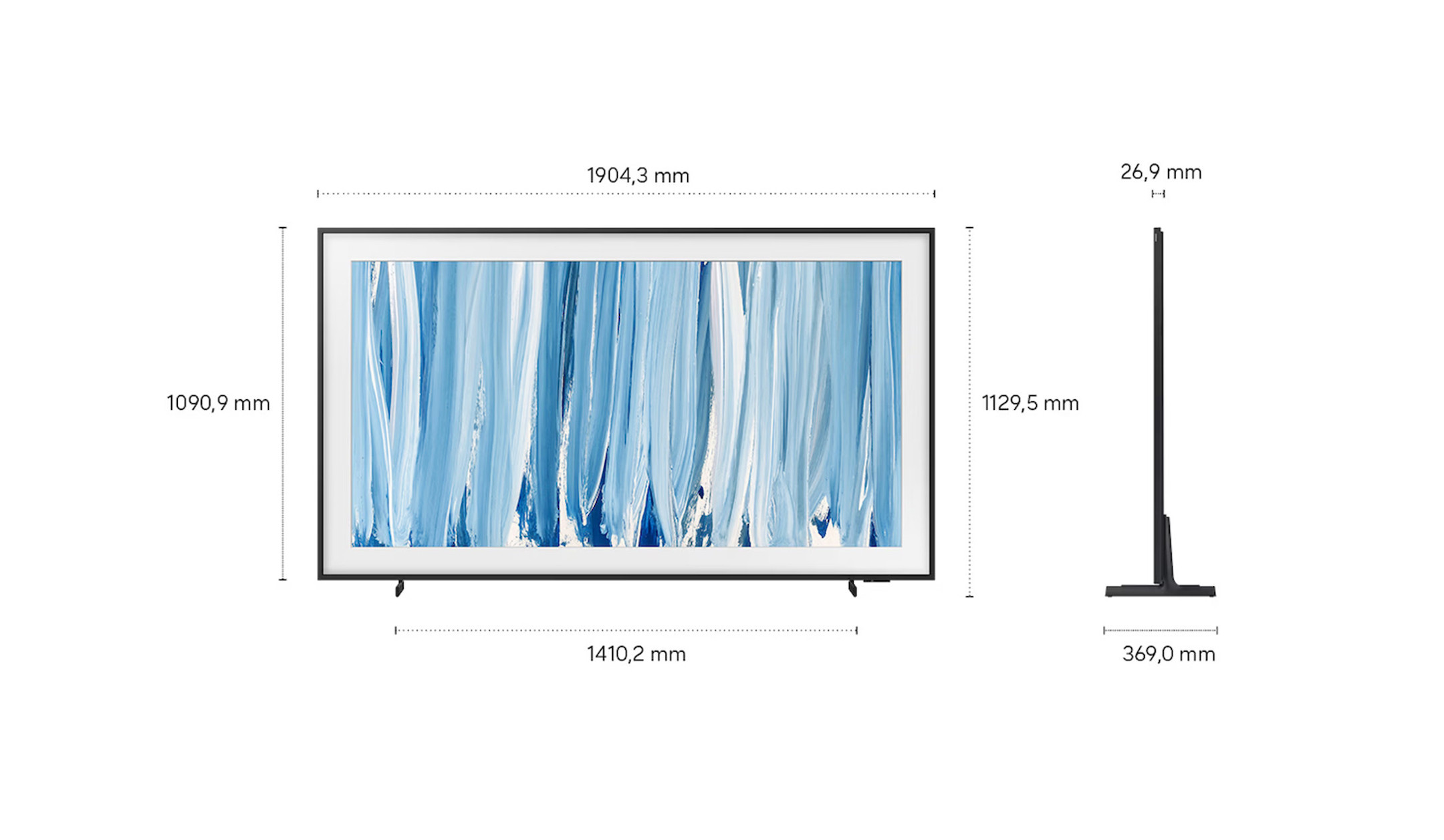 Samsung-The-Frame-Pro-65-Smart-TV-LS03HW-2026-mit-4K-Auflosung-und-Wireless-One-Connect-Box-fur-kabellose-Asthetik