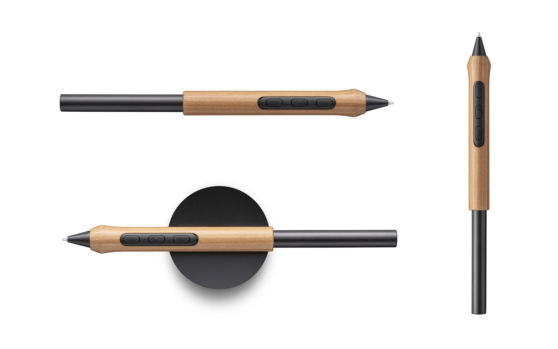 Wacom-Pro-Pen-3-Wood-Grip-handgemaakte-houten-greep-met-ergonomisch-ontwerp