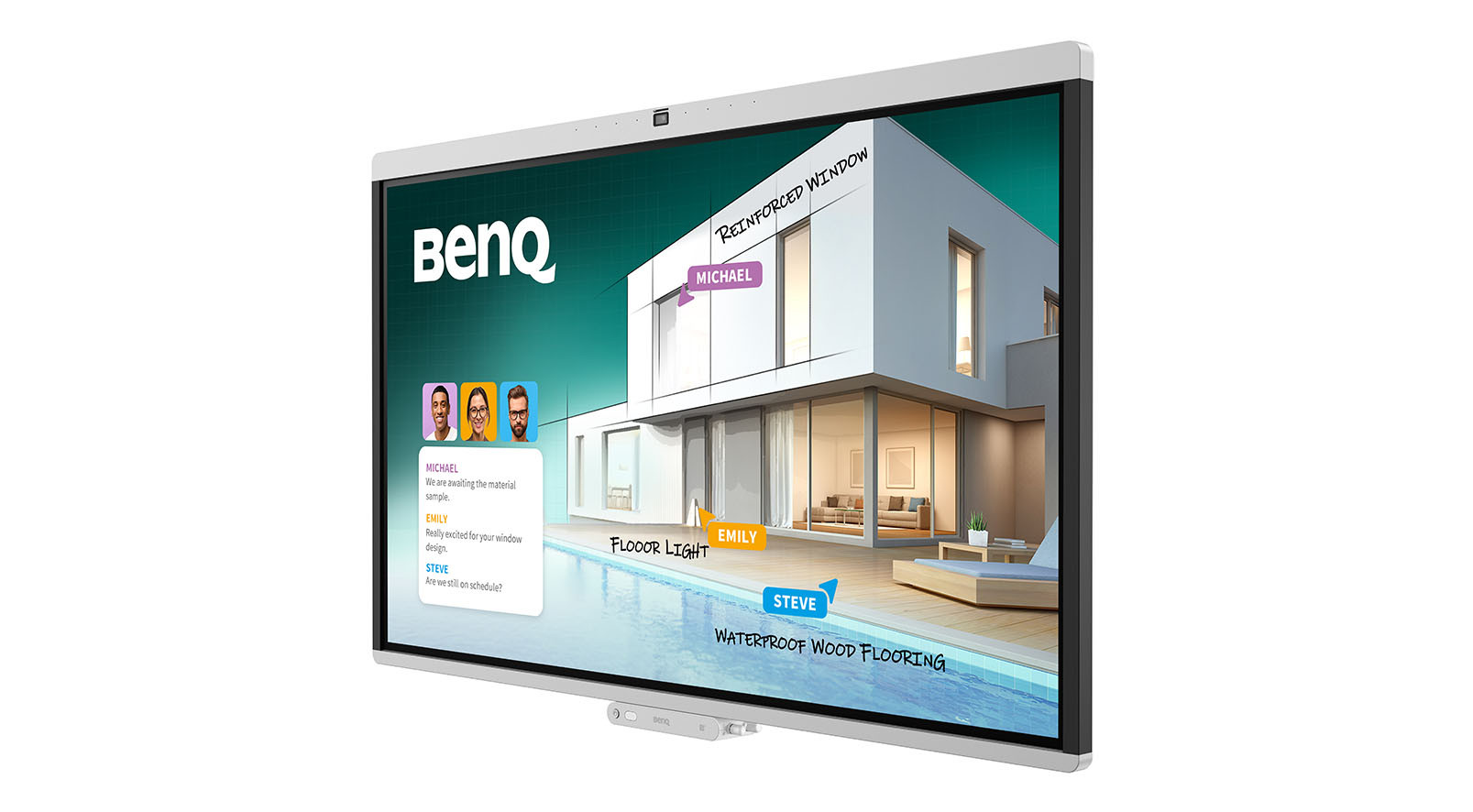BenQ-CM7505-Interactief-scherm-van-55-inch-met-ingebouwde-camera-voor-efficiente-en-veilige-zakelijke-samenwerking