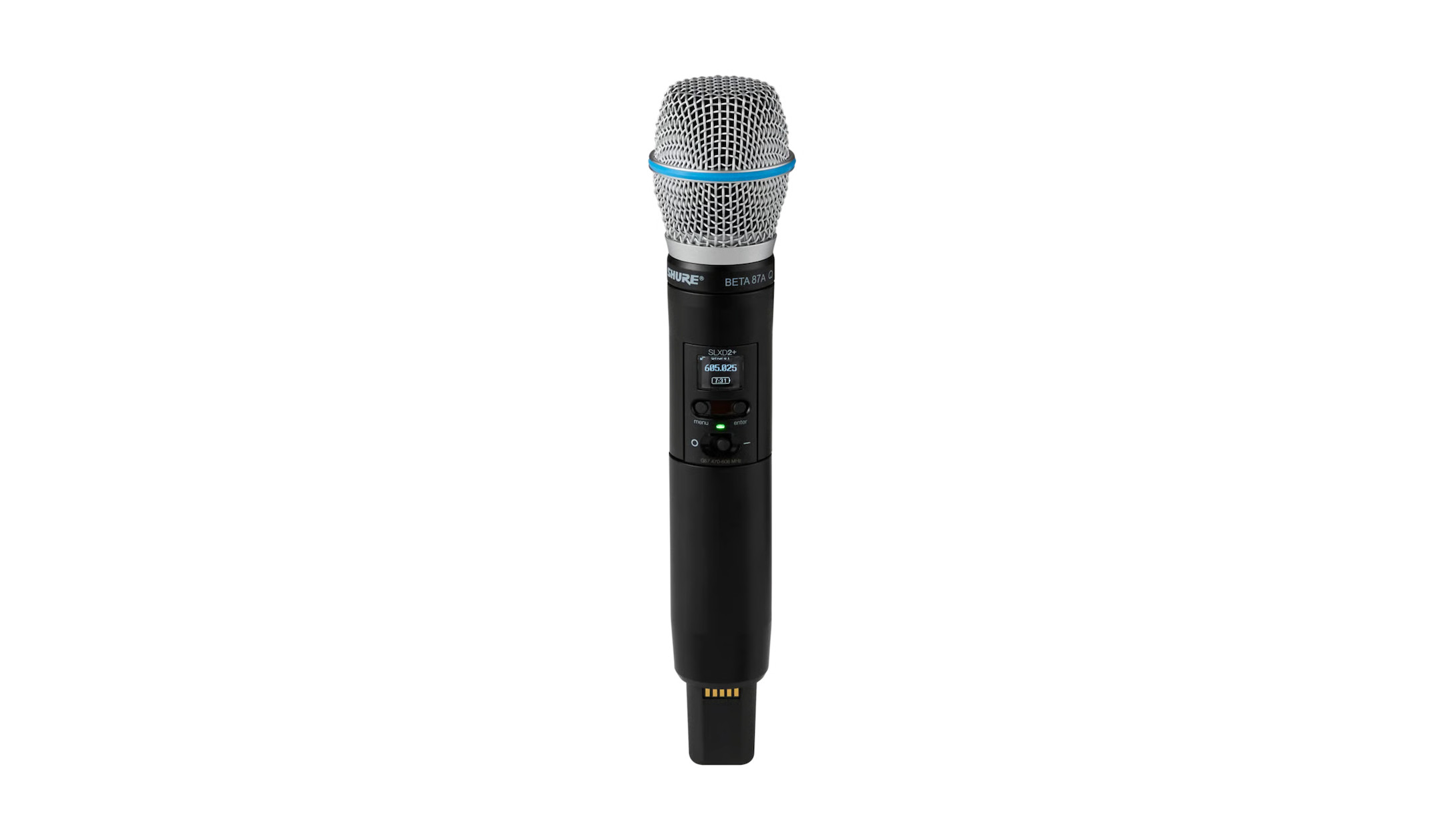 Shure-SLXD24-B87A-Digitales-Drahtlossystem-mit-Beta-R-87A-Handsender-Kondensator-Supernierencharakteristik-Frequenzband-S50