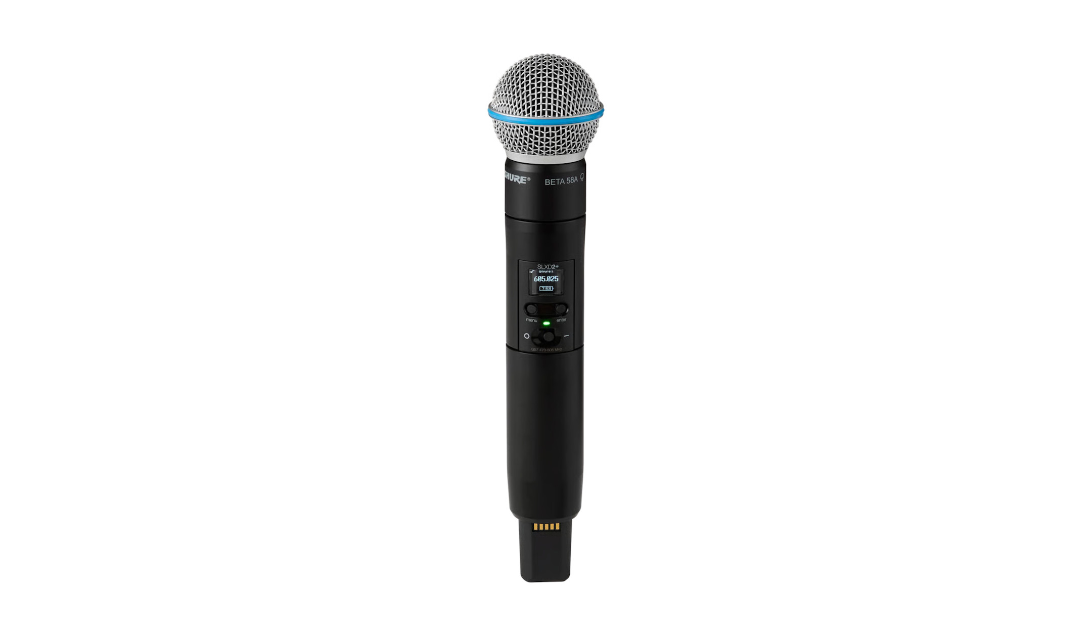 Shure-SLXD24D-B58-2-Kanal-Drahtlossystem-mit-zwei-SLXD2-B58-Handsendern-Frequenzband-K55