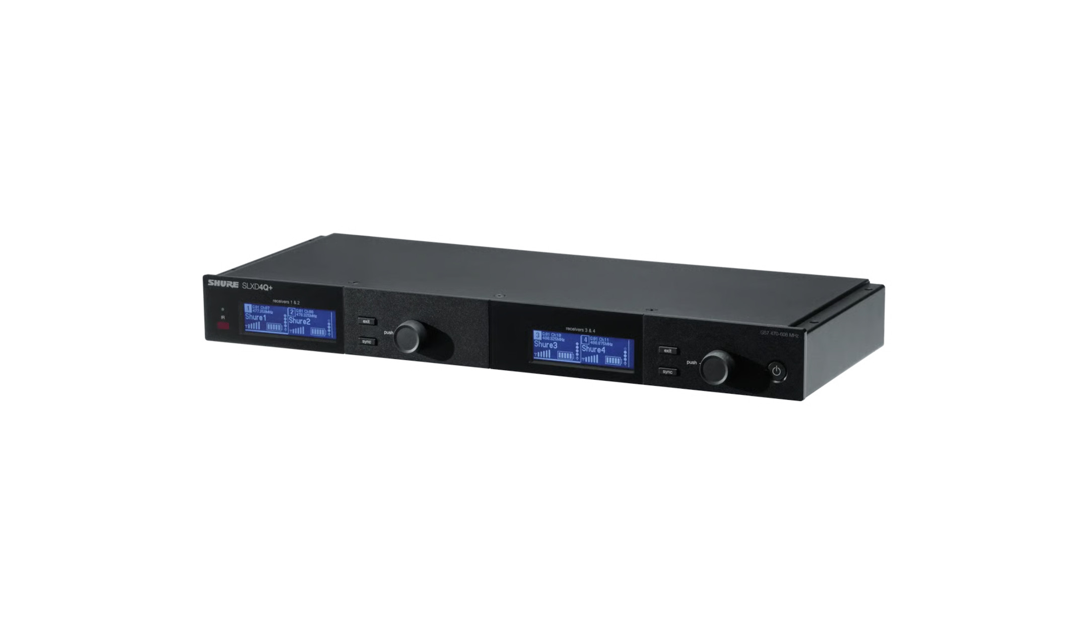 Shure-SLXD4Q-4-Kanal-Empfanger-Frequenzband-K55