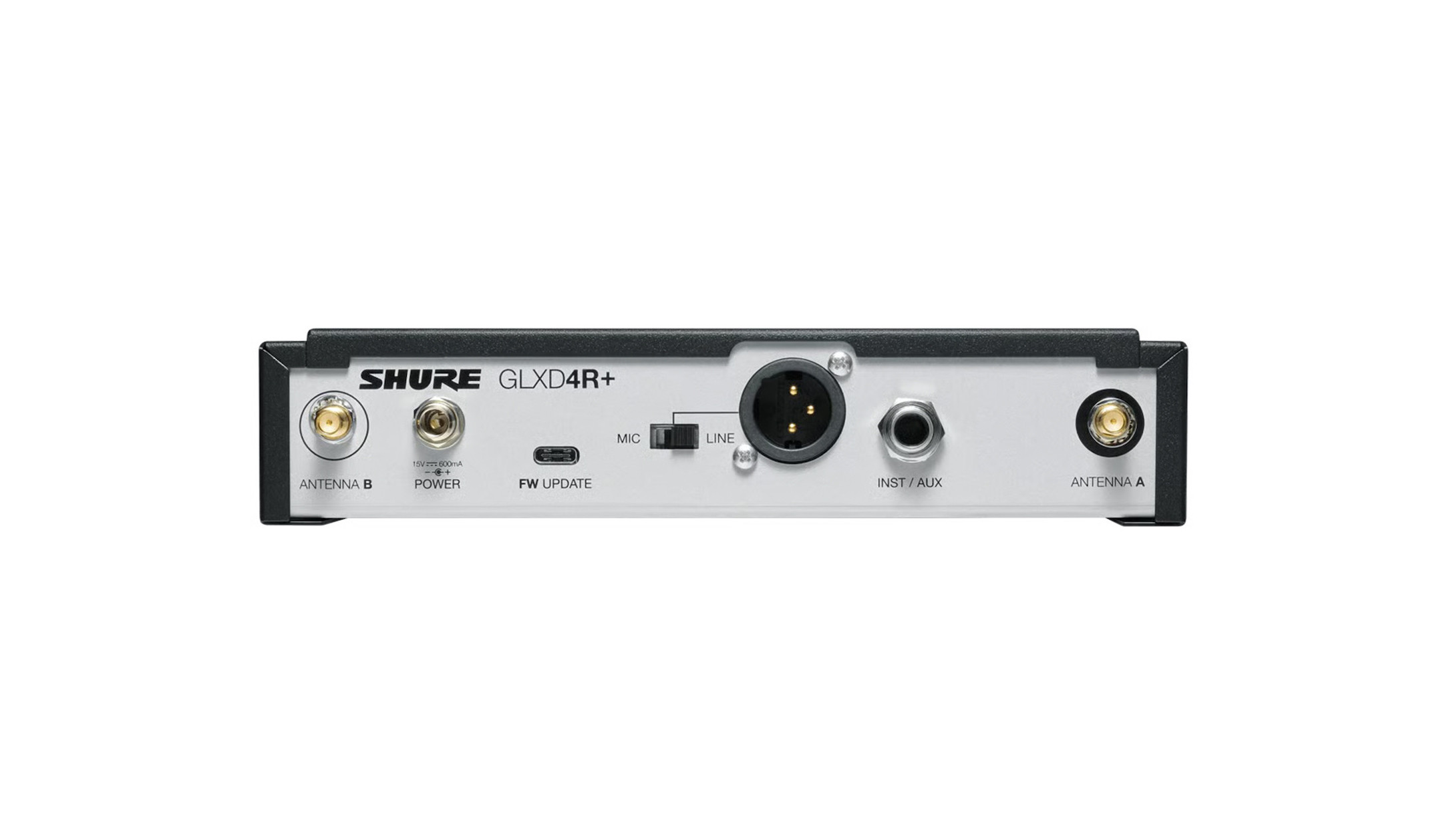 Shure-GLXD4R-Digitaler-Dualband-Empfanger-im-Halb-19-Zoll-Format