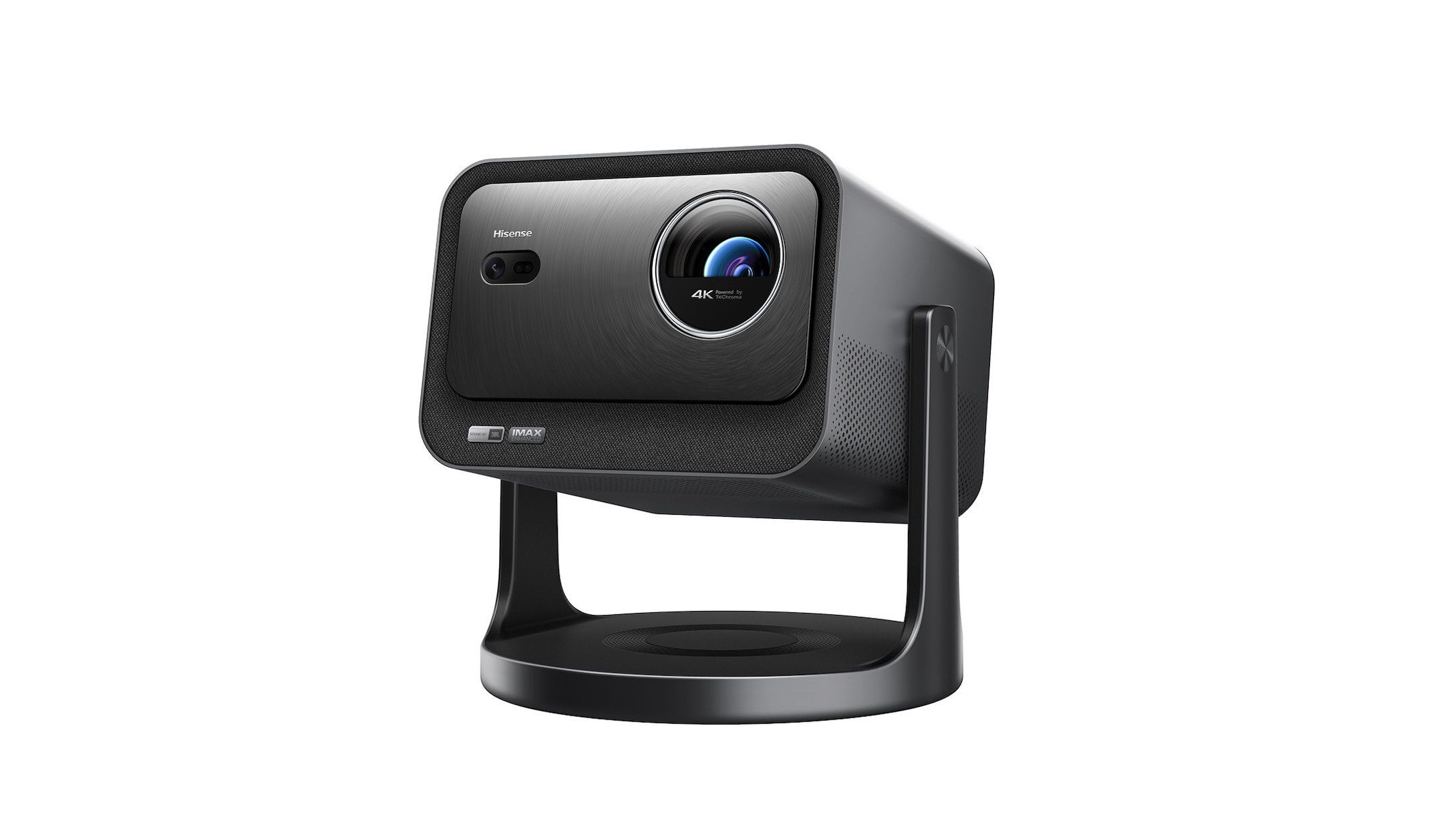 Hisense-C3-4K-Beamer-mit-Trichroma-Laser-und-automatischer-Bildanpassung-fur-das-moderne-Heimkino-Demoware-Silber