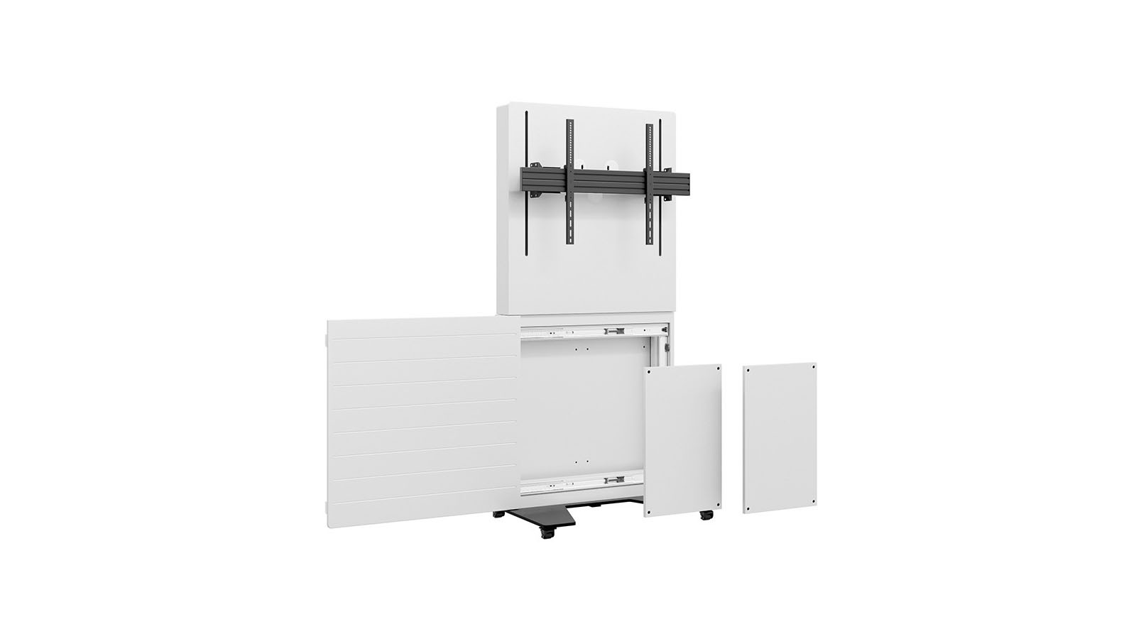 Hagor-CON-Line-Big-M-Lift-75-86-Medienstele-mobil-elektrisch-hohenverstellbar