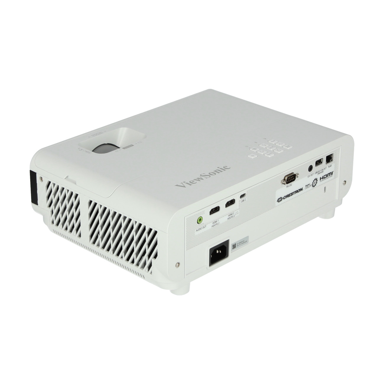 ViewSonic-PX749-4K-Beamer-mit-4K-UHD-240-Hz-Bildwiederholrate-und-4-2-ms-Eingabelatenz-fur-ein-flussiges-Gaming-Erlebnis-Demoware-Silber