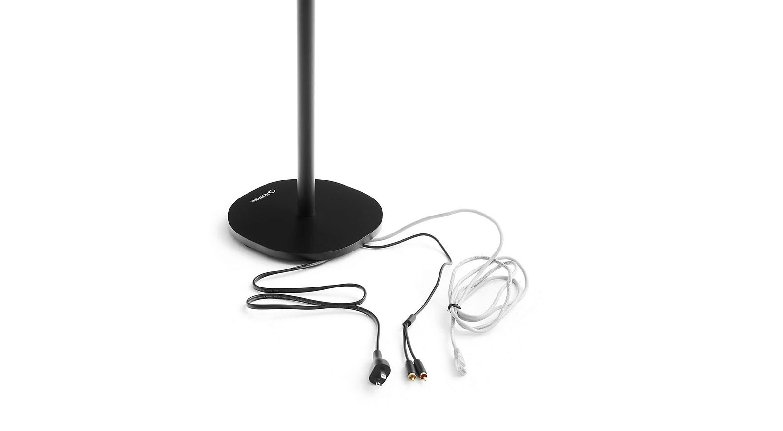 Norstone-WiiM-Sound-Lautsprecherstander-Schwarz-Matt-Stuck