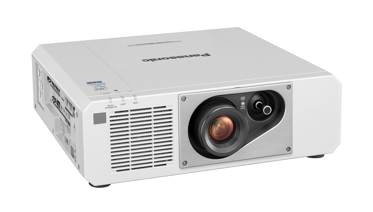 Panasonic-PT-FRZ50WE-Beamer-mit-5200-Lumen-und-360-Installation-fur-professionelle-Installationen-in-weiss-Demoware-Platin