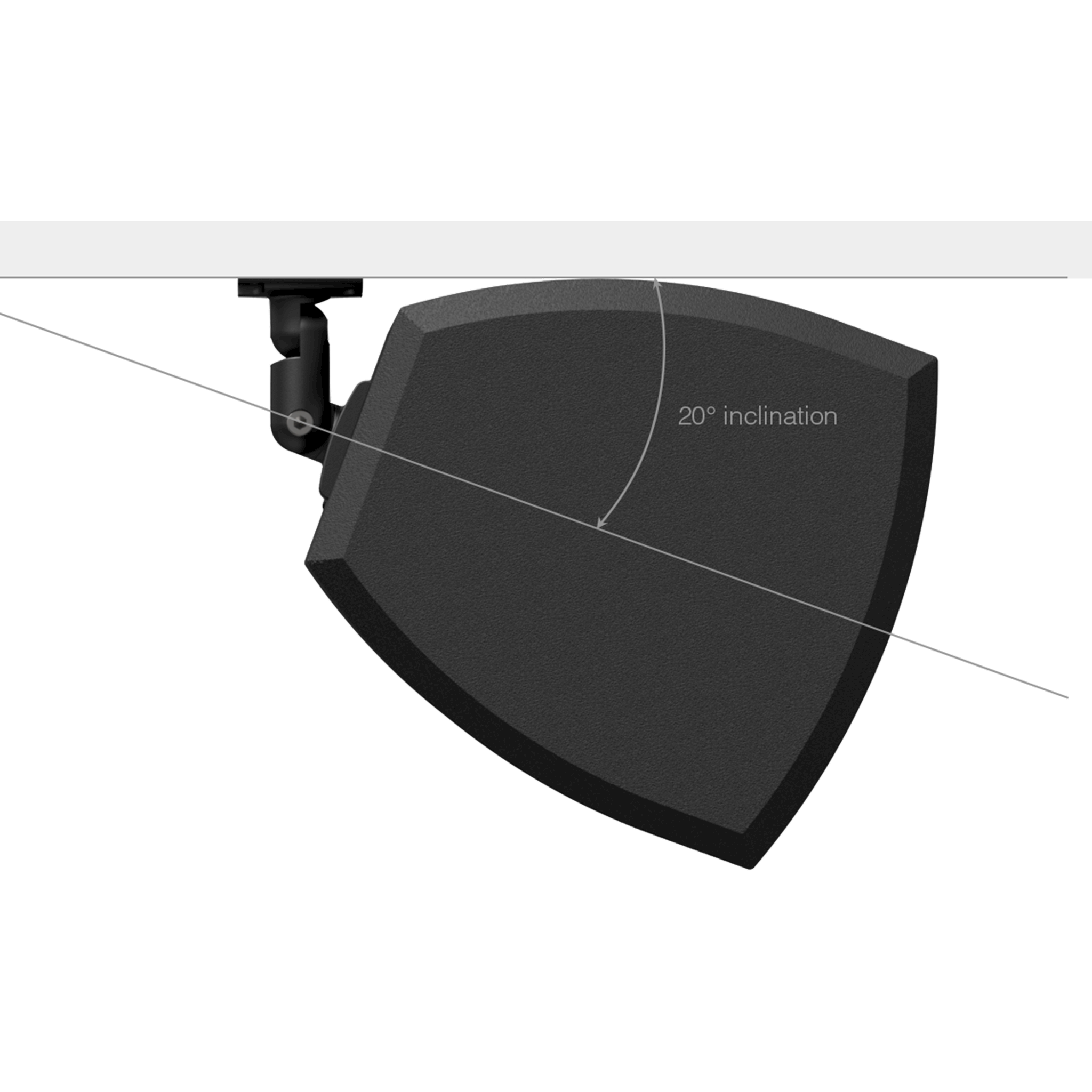 Audac-VEXO8-B-Kompakter-8-175-W-2-Wege-Gehauselautsprecher-Schwarz-Demoware