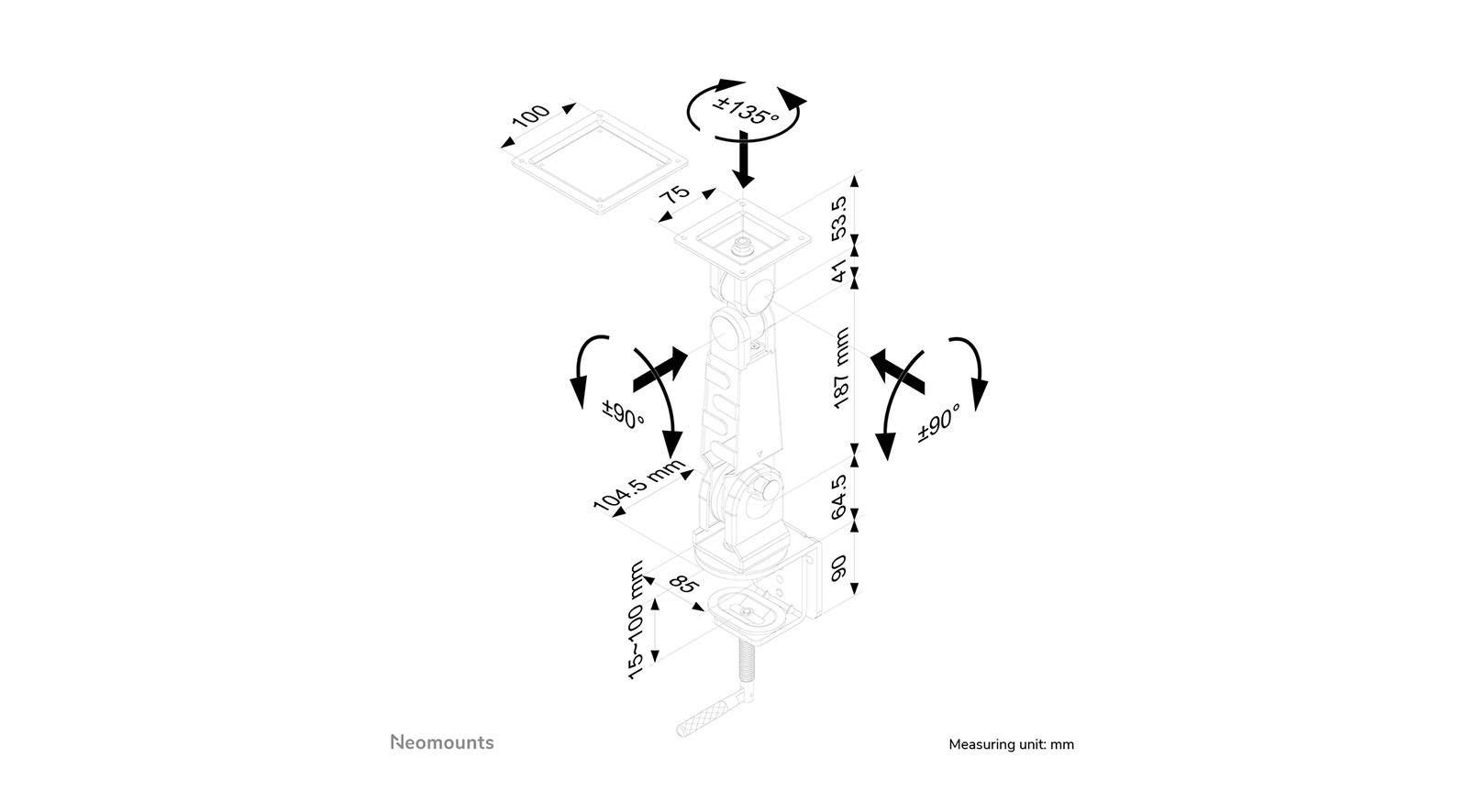 Neomounts-FPMA-D400-Monitorarm-voor-1-monitor-10-30