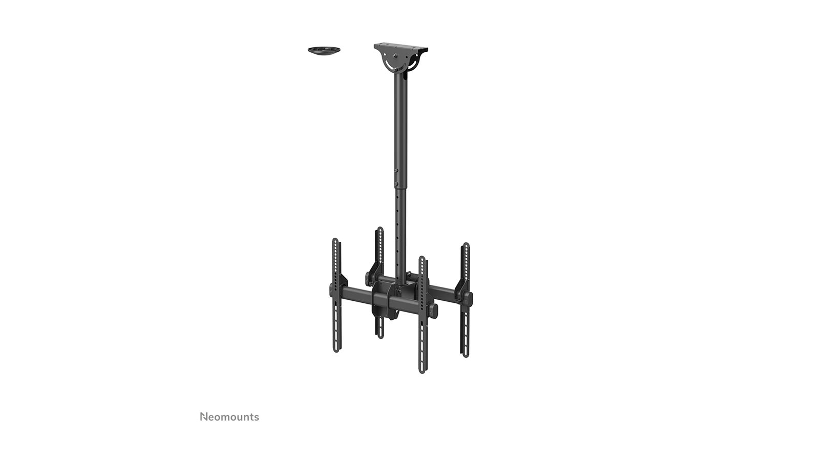 Neomounts-NM-C440DBLACK-Plafondbevestiging-voor-twee-monitoren-of-tv-s-32-60