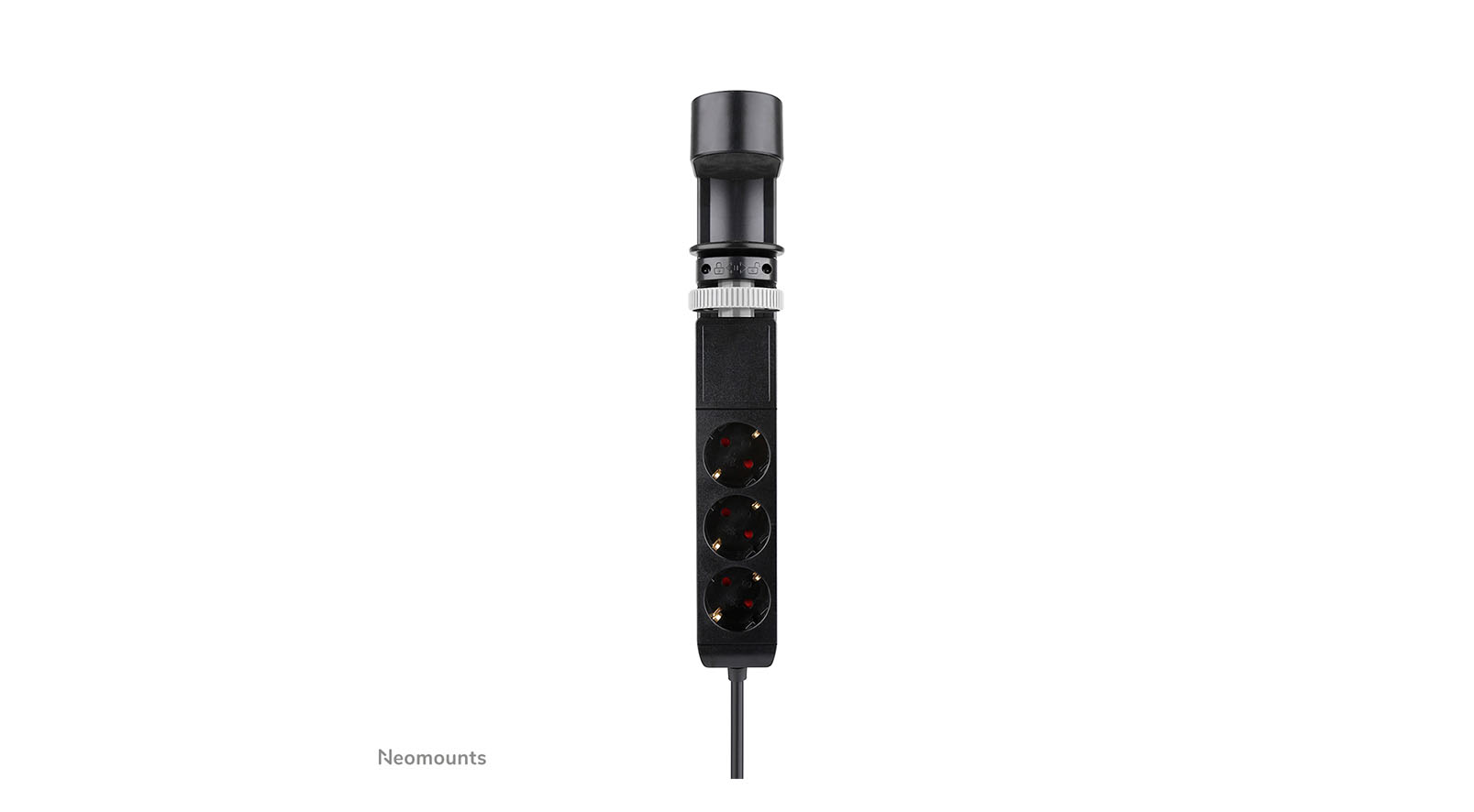 Neomounts-DS22-840BL6-Stekkerdoos-voor-op-het-bureau-met-klem-en-USB-C-en-USB-A-poorten-zwart