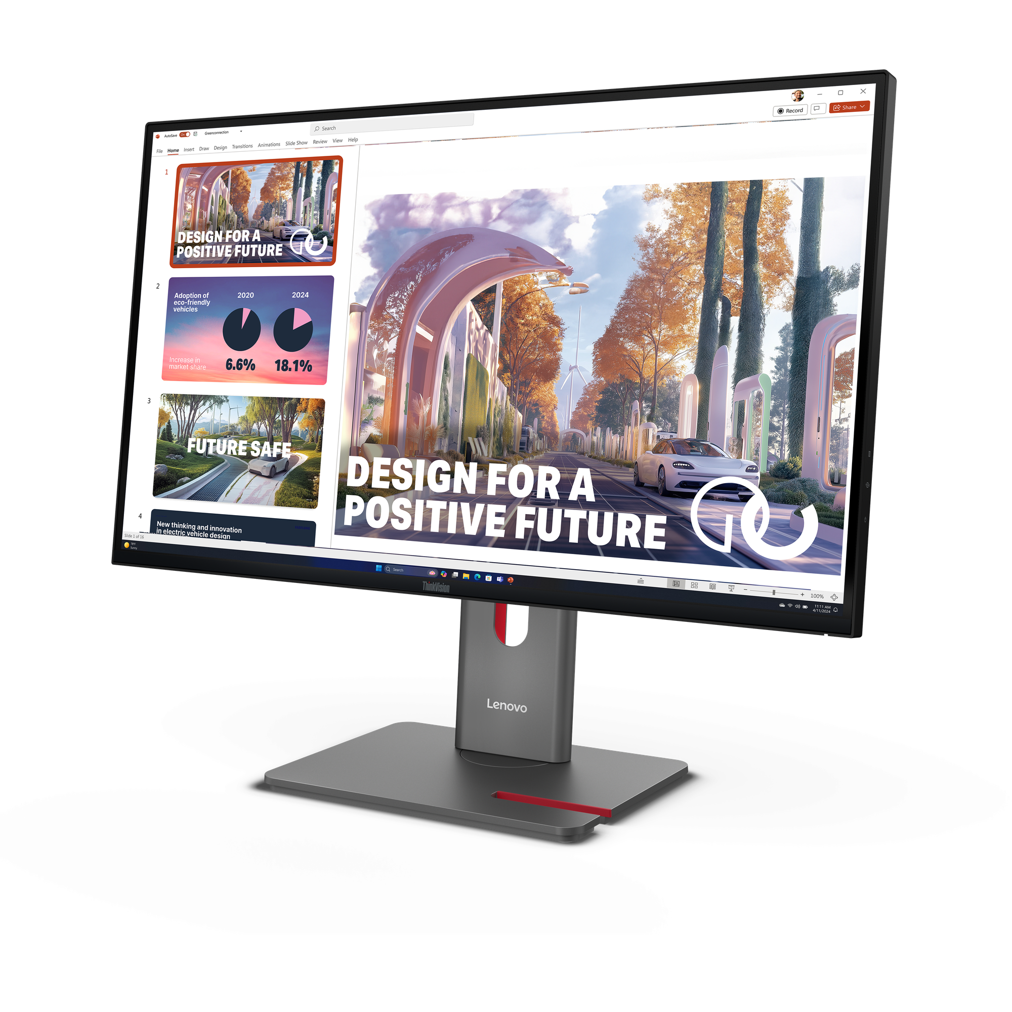 Lenovo-ThinkVision-P27QD-40-27-inch-QHD-IPS-monitor-met-120-Hz-en-USB-C-voor-moderne-werkplekken