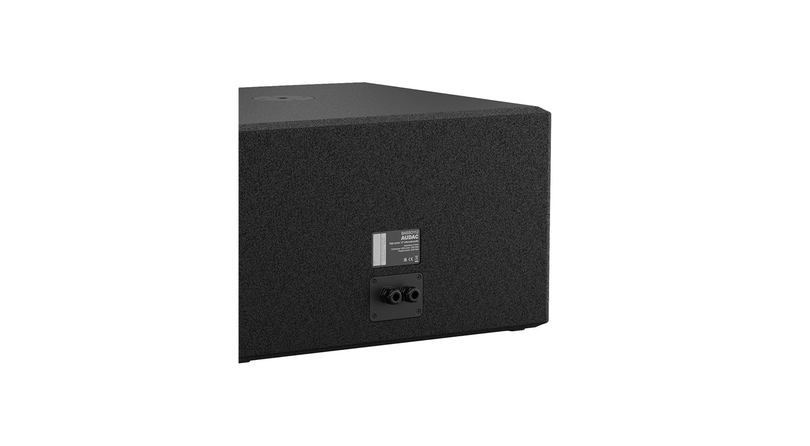 Audac-BASSO112-12-Bassreflex-Subwoofer