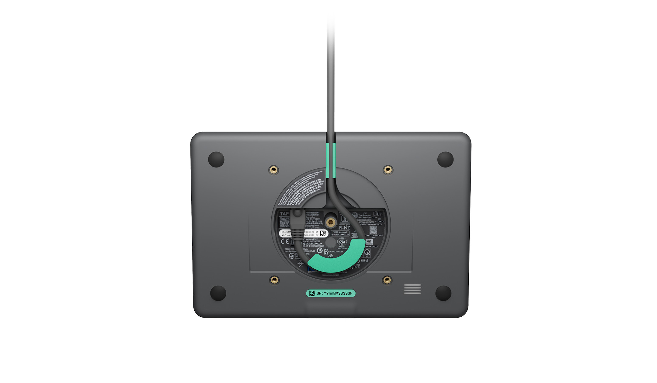 Logitech-Tap-IP-2-Touch-controller-met-ingebouwde-bewegingssensor-en-One-Touch-Join-voor-naadloze-videovergaderingen-in-grafietkleur