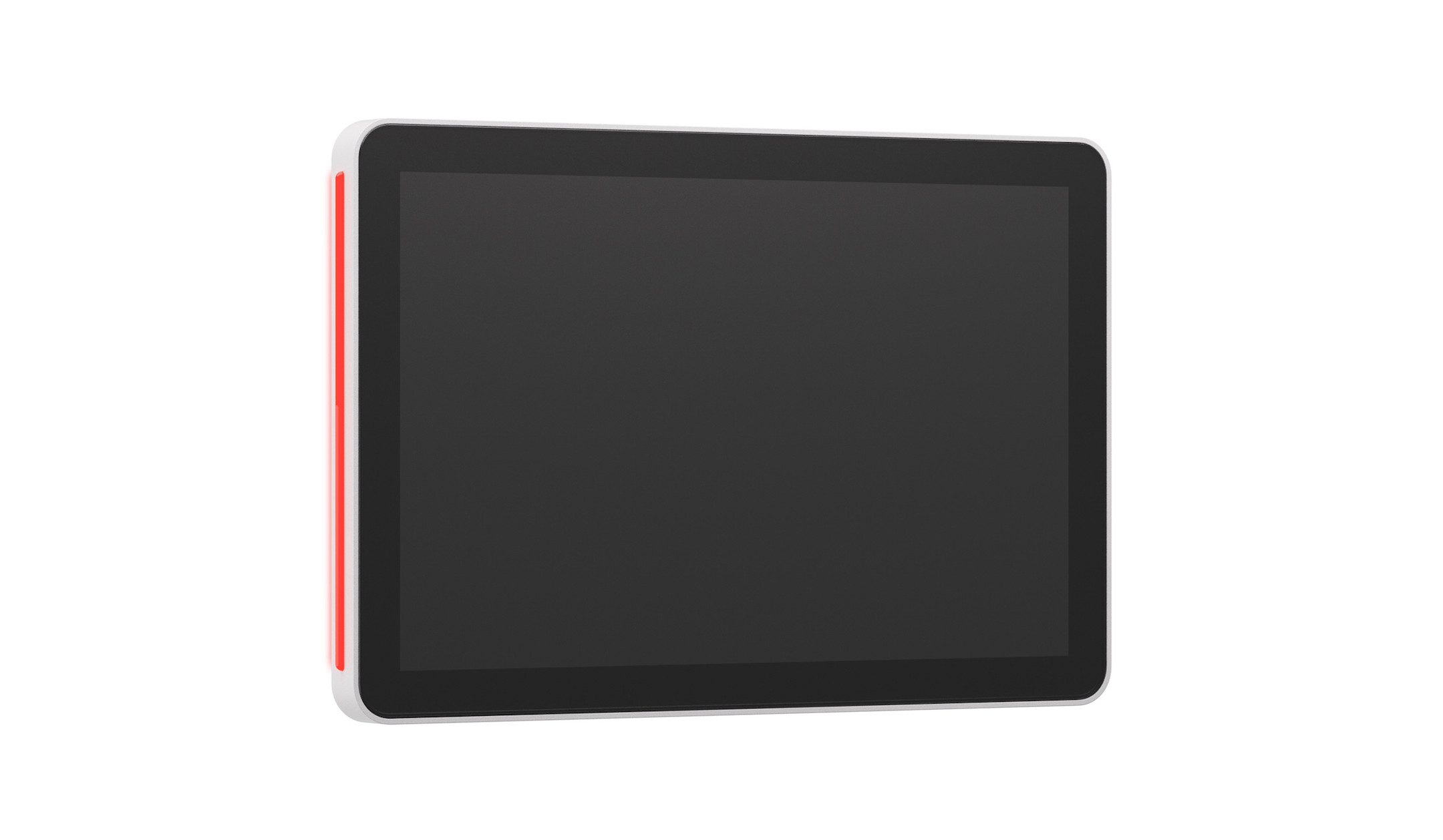Logitech-De-Scheduler-2-met-een-10-1-inch-touchscreen-en-heldere-LED-statuslampjes-voor-moderne-vergaderruimtes-in-het-wit