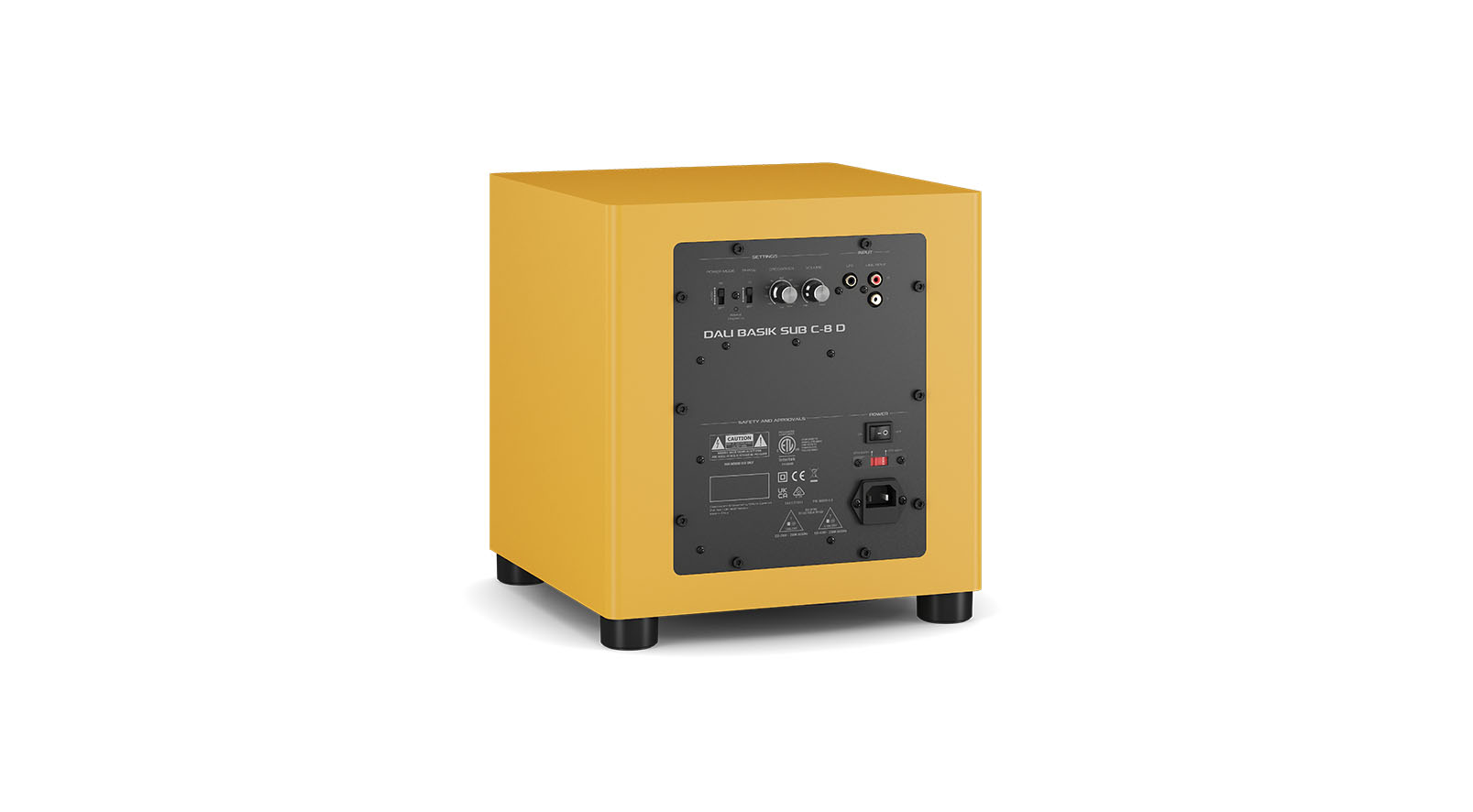 DALI-BASIK-Sub-C-8-D-Heimkino-Subwoofer-Goldgelb