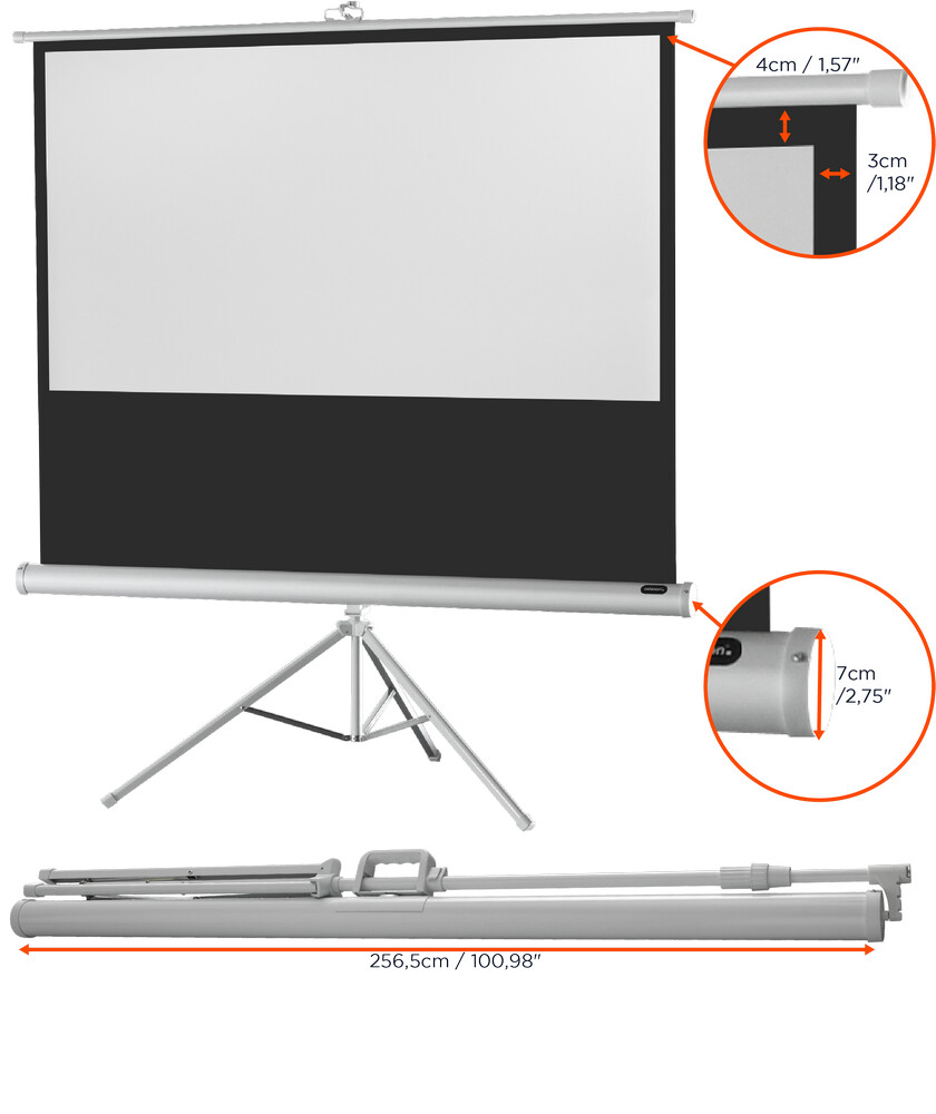 Pantalla para proyector - CELEXON tripode Basica de celexon 184 x 104 cm