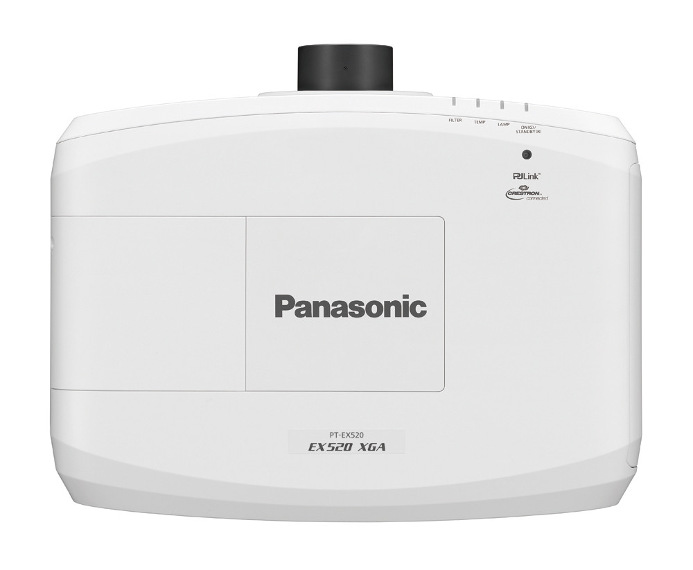 Panasonic-PT-EX520-met-lens