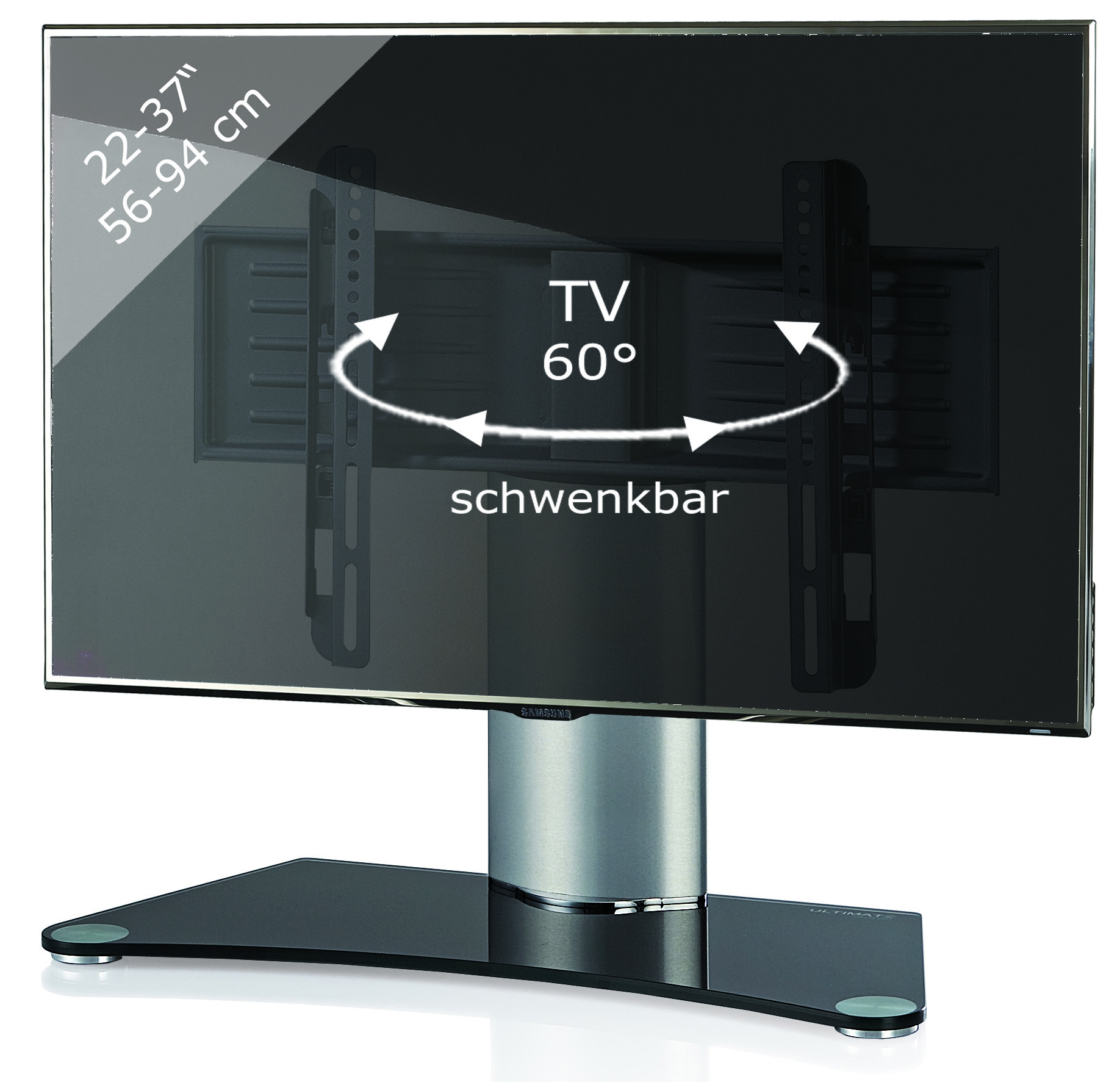 VCM-TV-Tisch-Standfuss-Windoxa-Mini-Schwarzglas