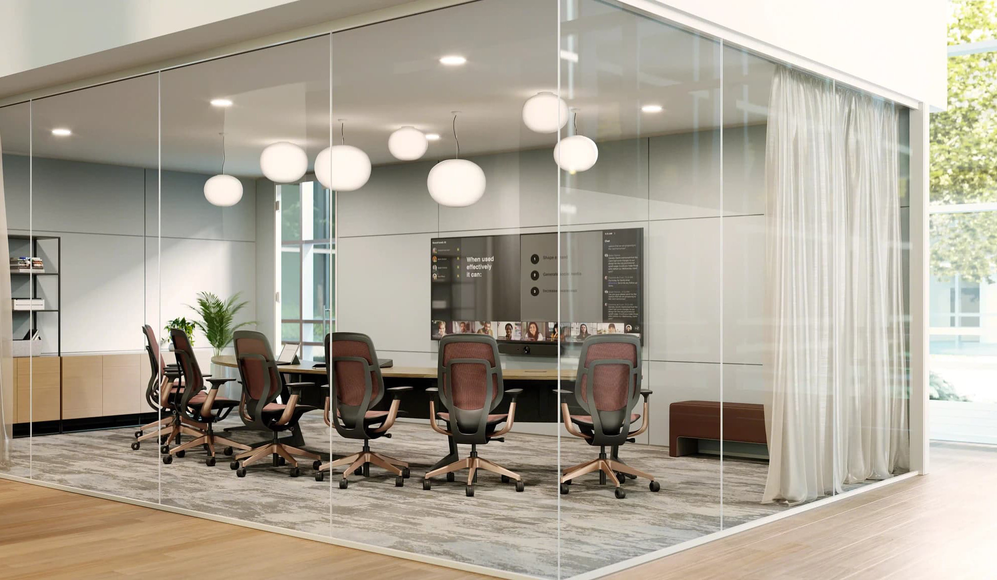 Steelcase-OcularTM-ARC7-Konferenztisch-mit-Front-Row-Design-und-integrierter-Technik-fur-bis-zu-7-Personen