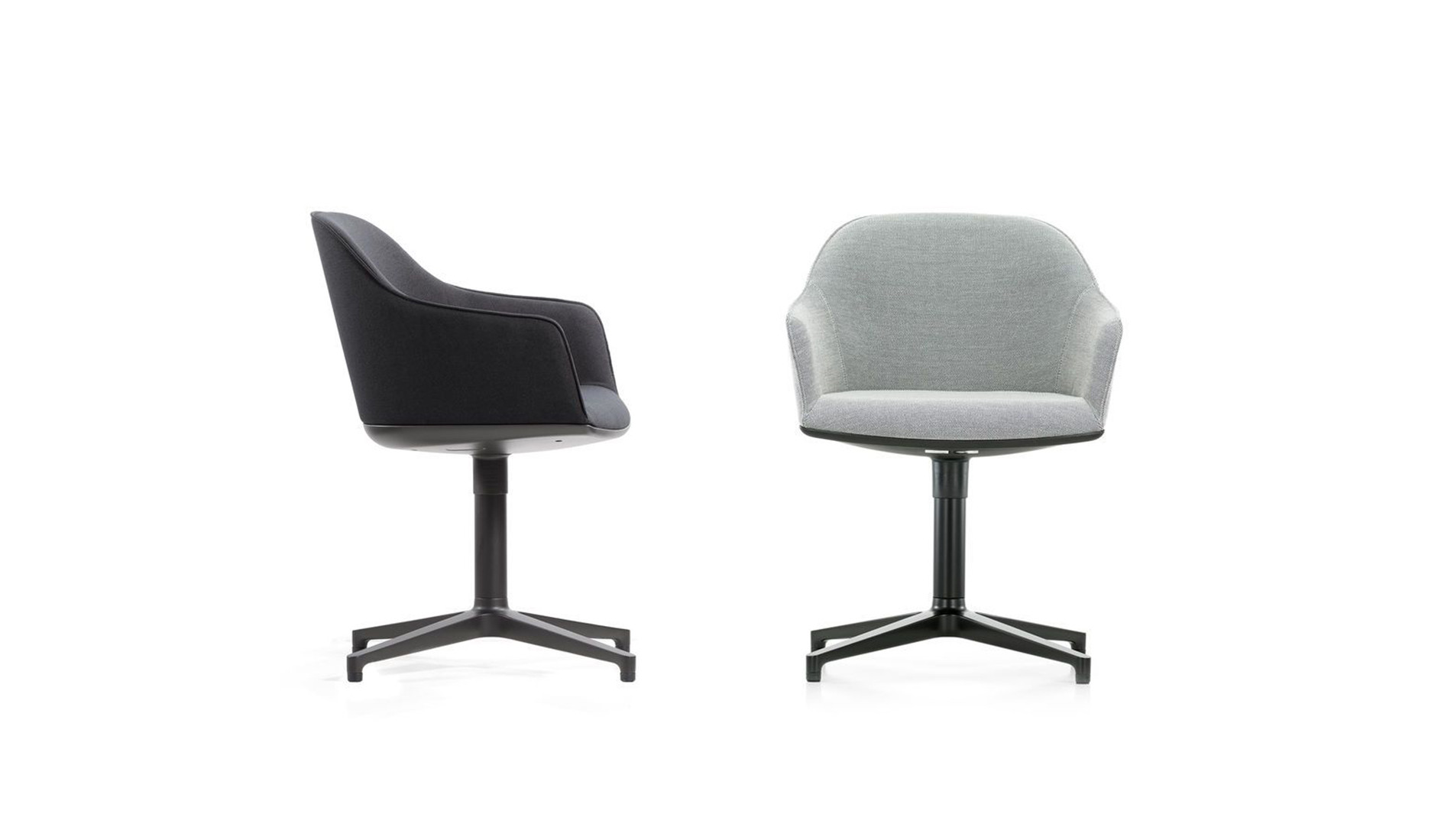 Vitra-Softshell-Chair-mit-Vierstern-Untergestell-drehbar-mit-Tiefenfederung-fur-Konferenzraume