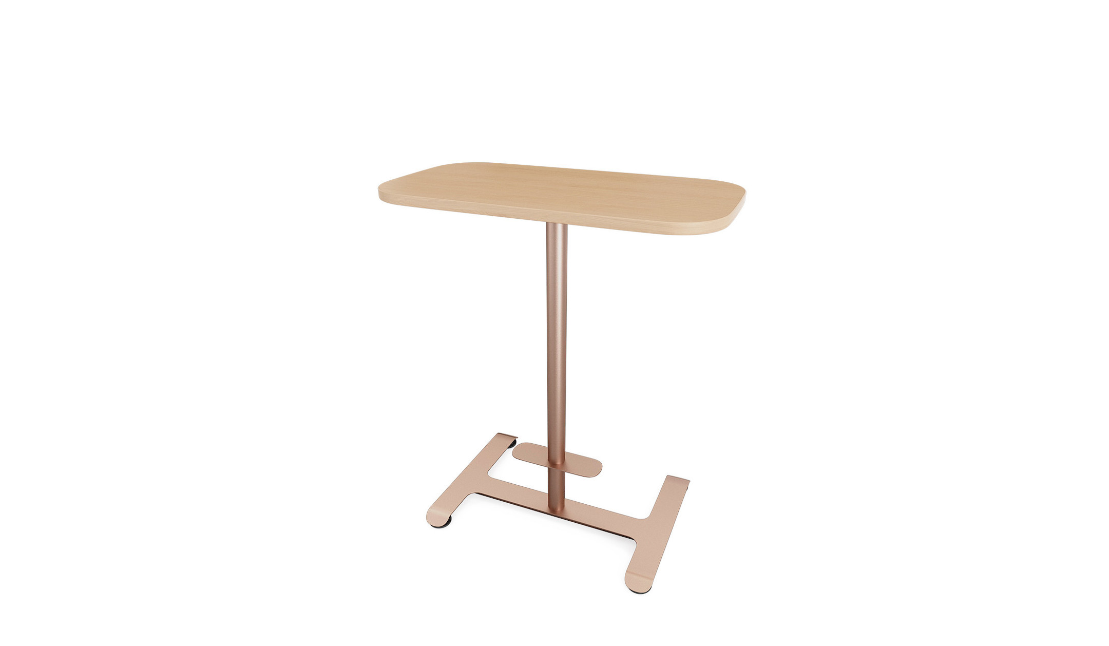 Steelcase-Flex-rechteckiger-Einzeltisch-in-Stehhohe-mit-Fussstutze-fur-agile-Teams