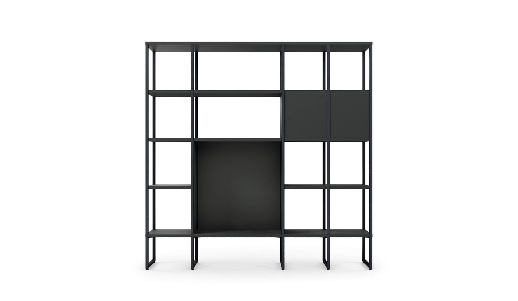 Sedus-se-matrix-Regalmodul-light-filigranes-Kufengestell-als-Raumteiler-mit-viel-Stauraum-fur-offene-Buros