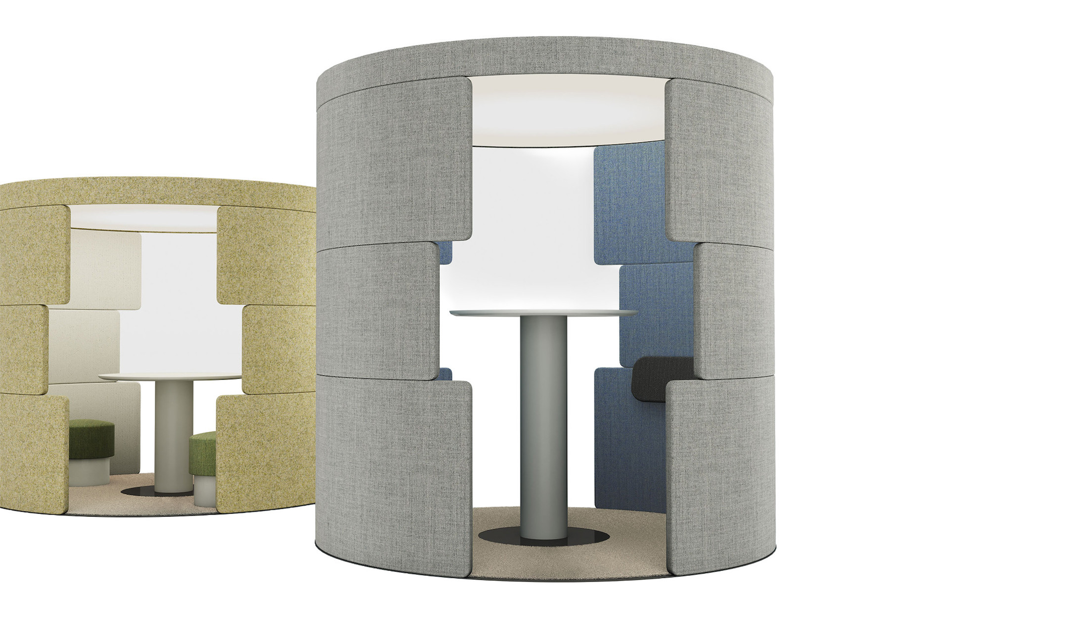 Bene-PARCS-Toguna-High-offenes-Raum-im-Raum-Element-mit-akustischer-Abschirmung-fur-kurze-Meetings-im-Stehen