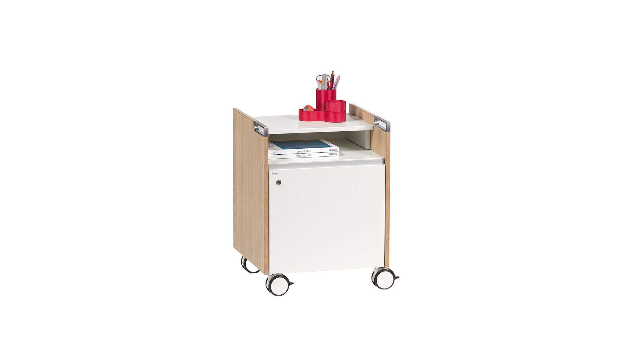 Bene-T-CADDY-Mini-Rollcontainer-mit-individuell-gestaltbarem-Stauraum
