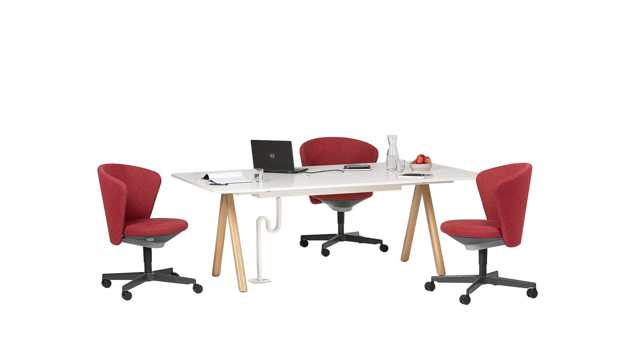 Bene-DELTA-PURE-MEETING-Besprechungstisch-mit-vielfaltiger-Gestell-und-Plattenauswahl