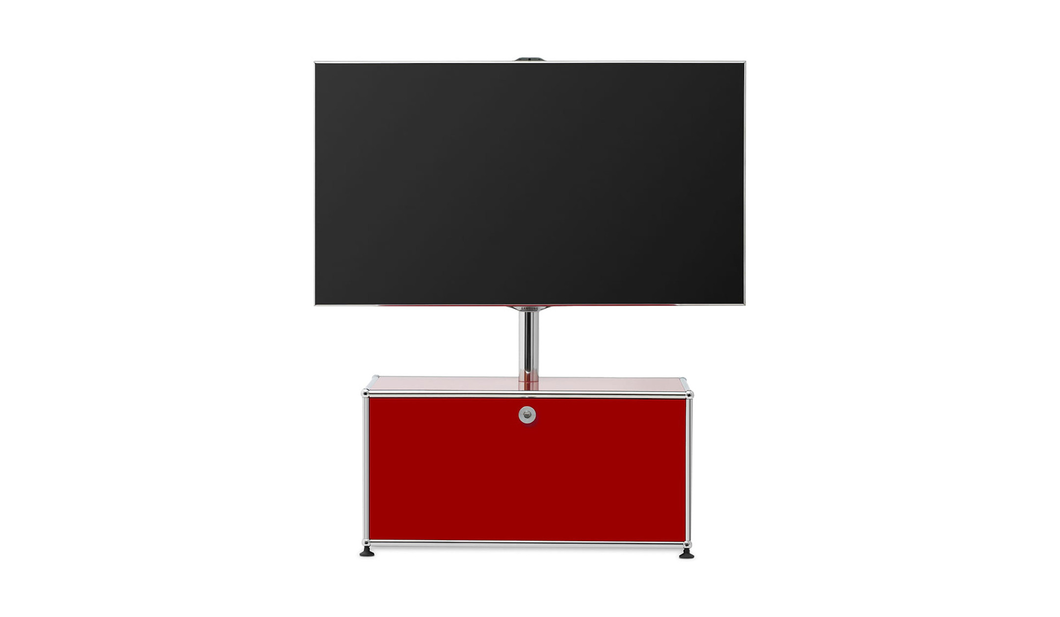 infoWERK-FS75-lowBOARD-mit-Halterung-fur-Displays-und-Fernseher-bis-zu-65-Zoll