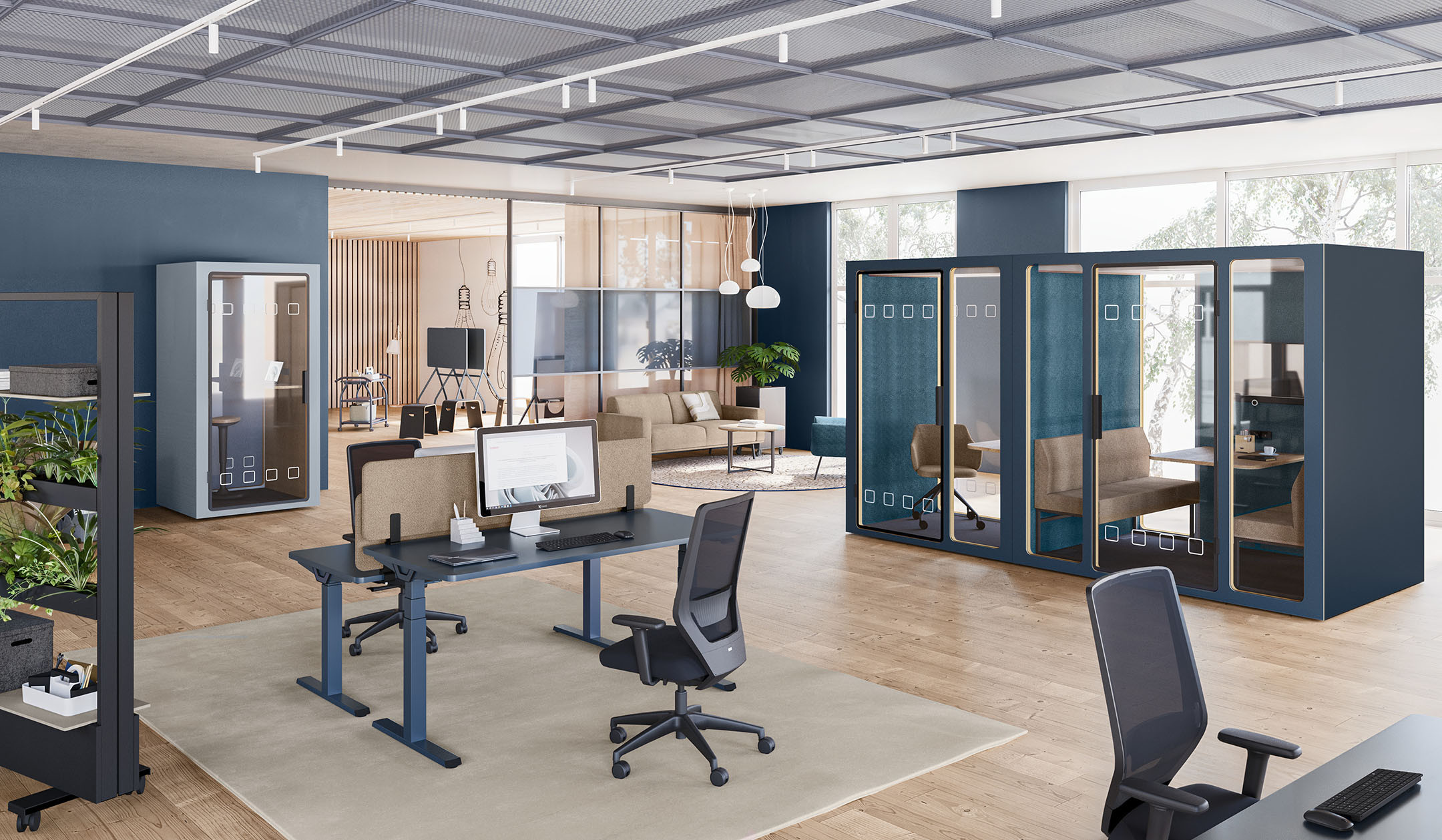 ASSMANN-Syneo-Silence-Personal-Pod-Arbeitsbox-Schallschutz-und-integrierte-Beluftung-fur-Open-Space-Buros