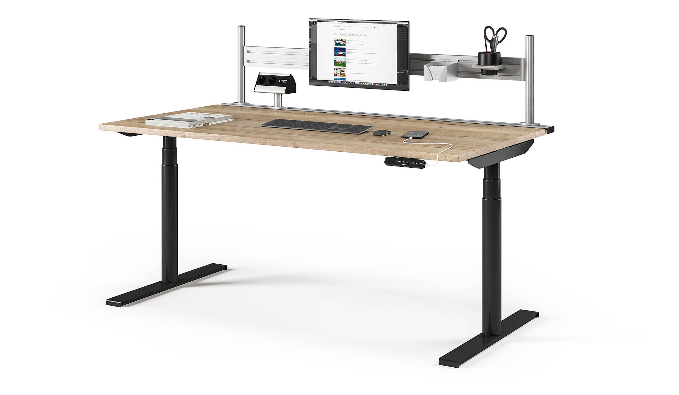 ASSMANN-Tensos-A-formiger-Schreibtisch-mit-stufenloser-Hohenverstellbarkeit-fur-Ergonomie-am-Arbeitsplatz