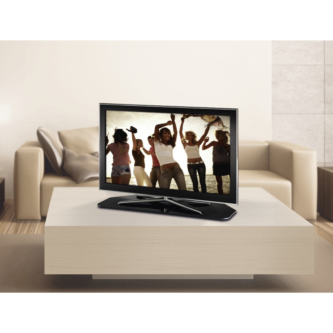 Hama-LCD-Plasma-TV-draaiplateau-Glas-zwart