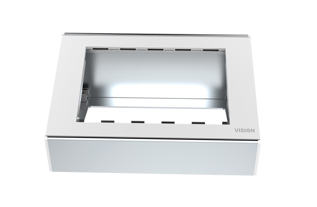 VISION-TechConnect-3-2-Gang-Table-Mounted-Backbox-Gehause