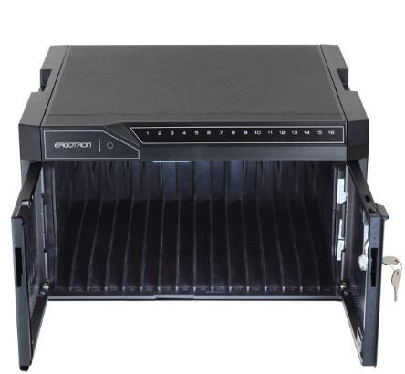 Ergotron-Tablet-Managementwagen-Desktop-Modul-16-mit-ISI-fur-iPad